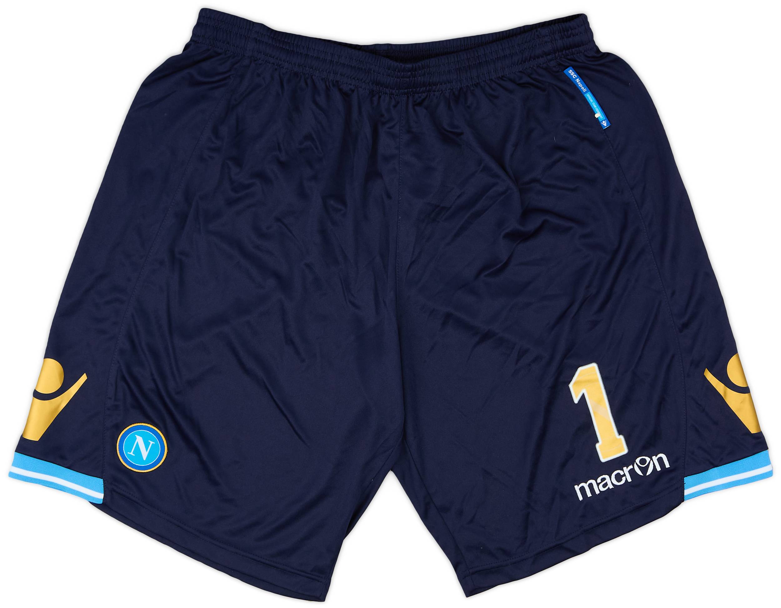 2011-12 Napoli Player Issue GK Shorts - 8/10 - (XXL)