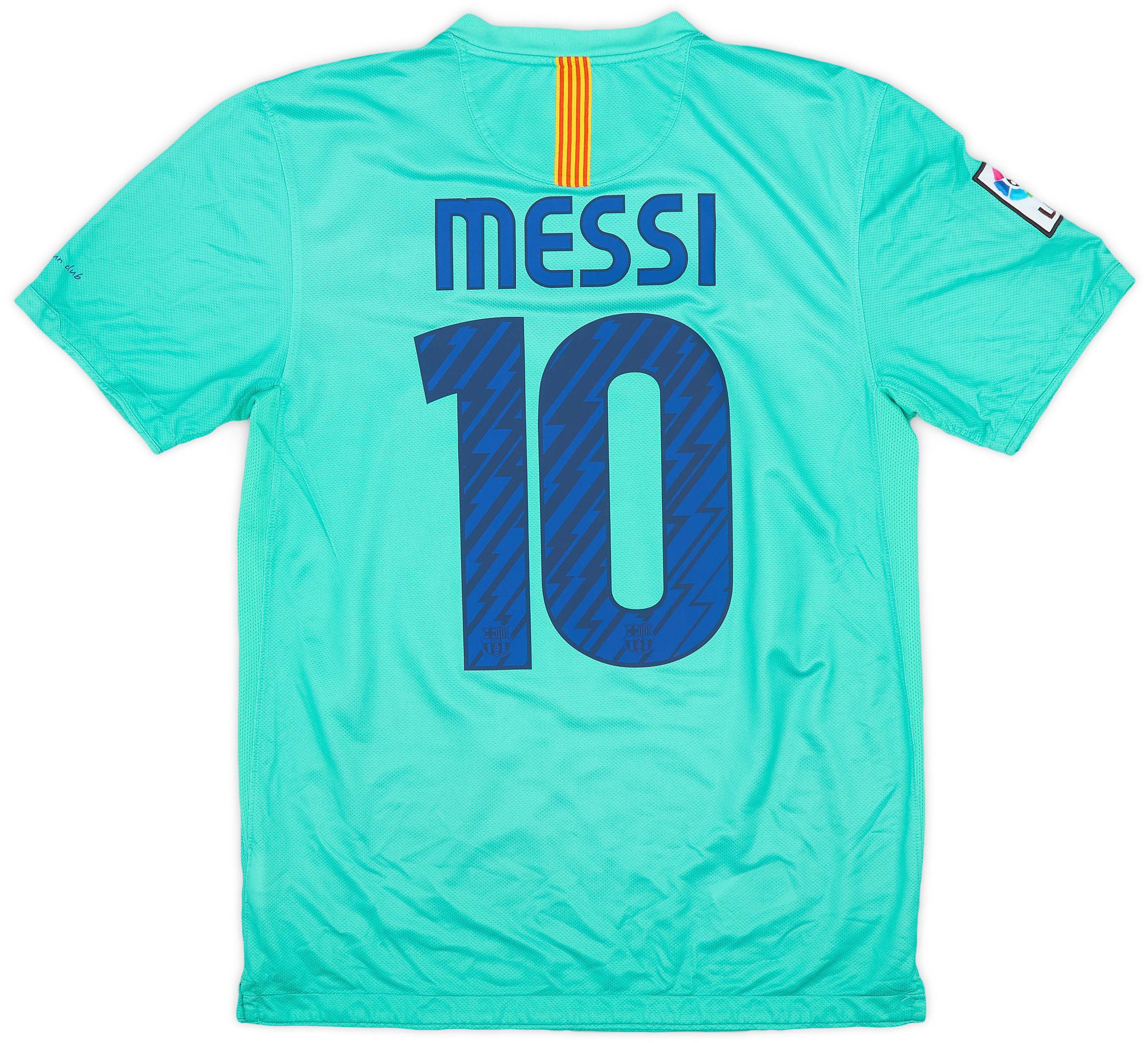 2010-11 Barcelona Away Shirt Messi #10 - 9/10 - (M)