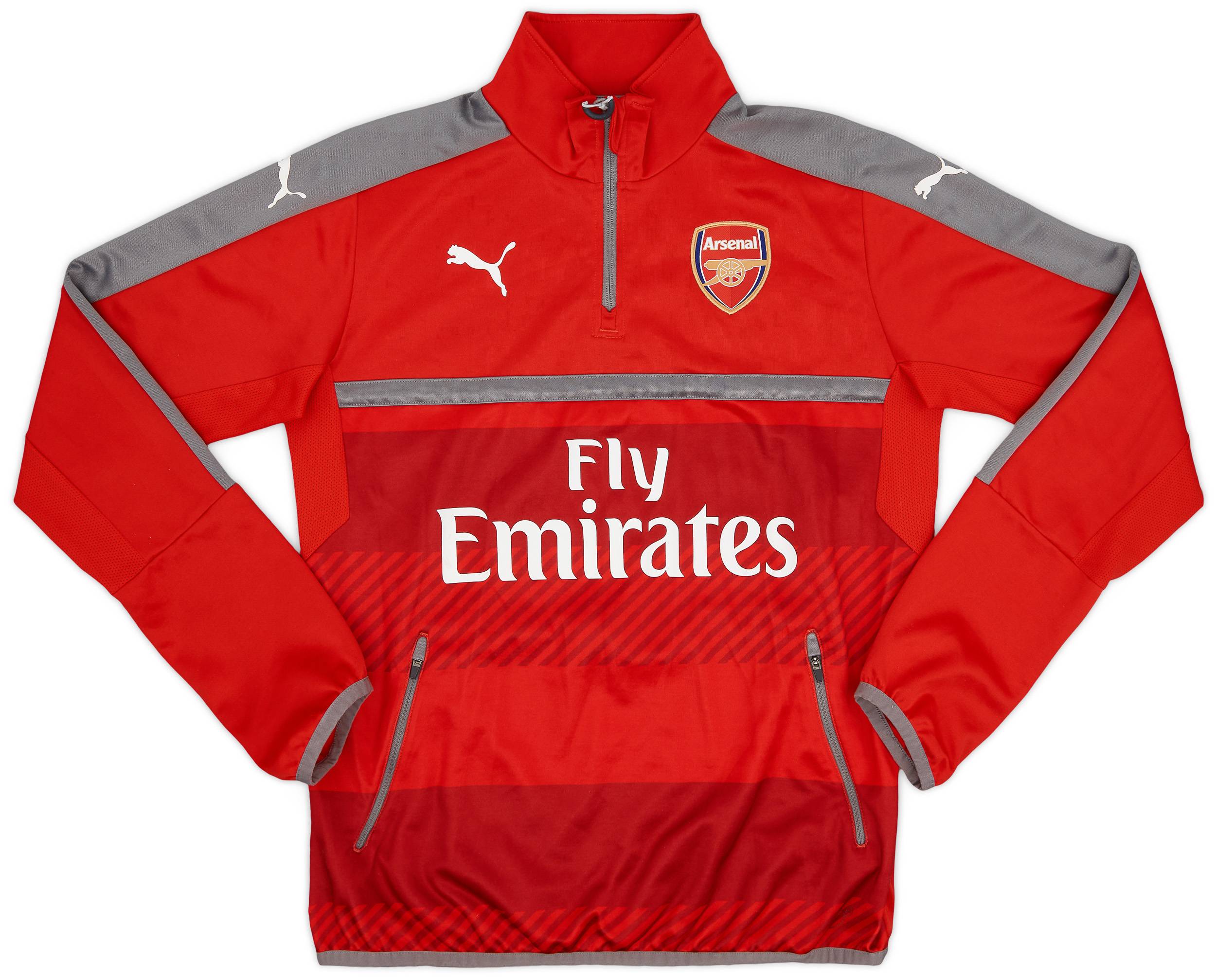 2016-17 Arsenal Puma 1/4 Zip Drill Top - 7/10 - (M)