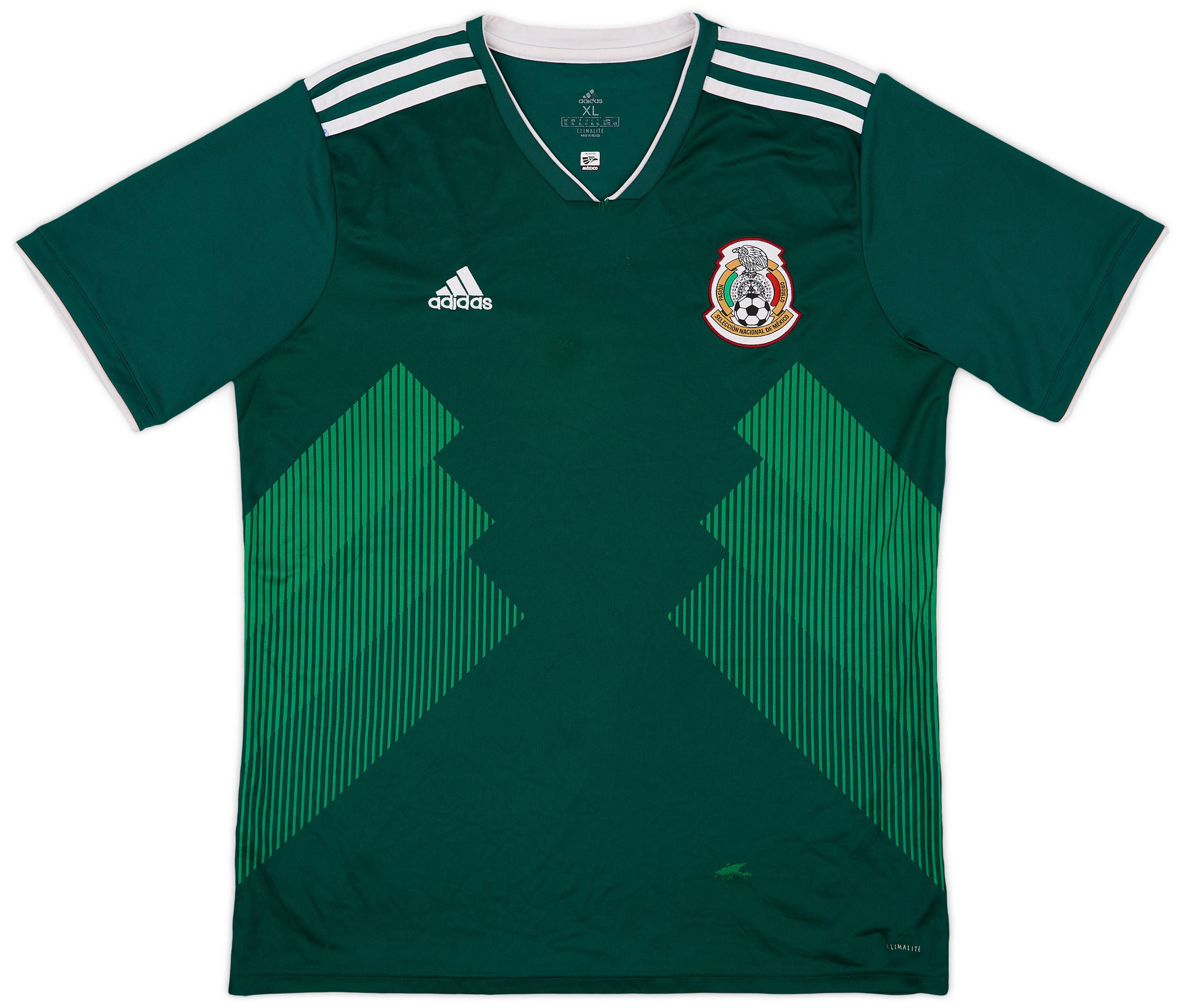 2018 19 Mexico Home Shirt 5 10 XL
