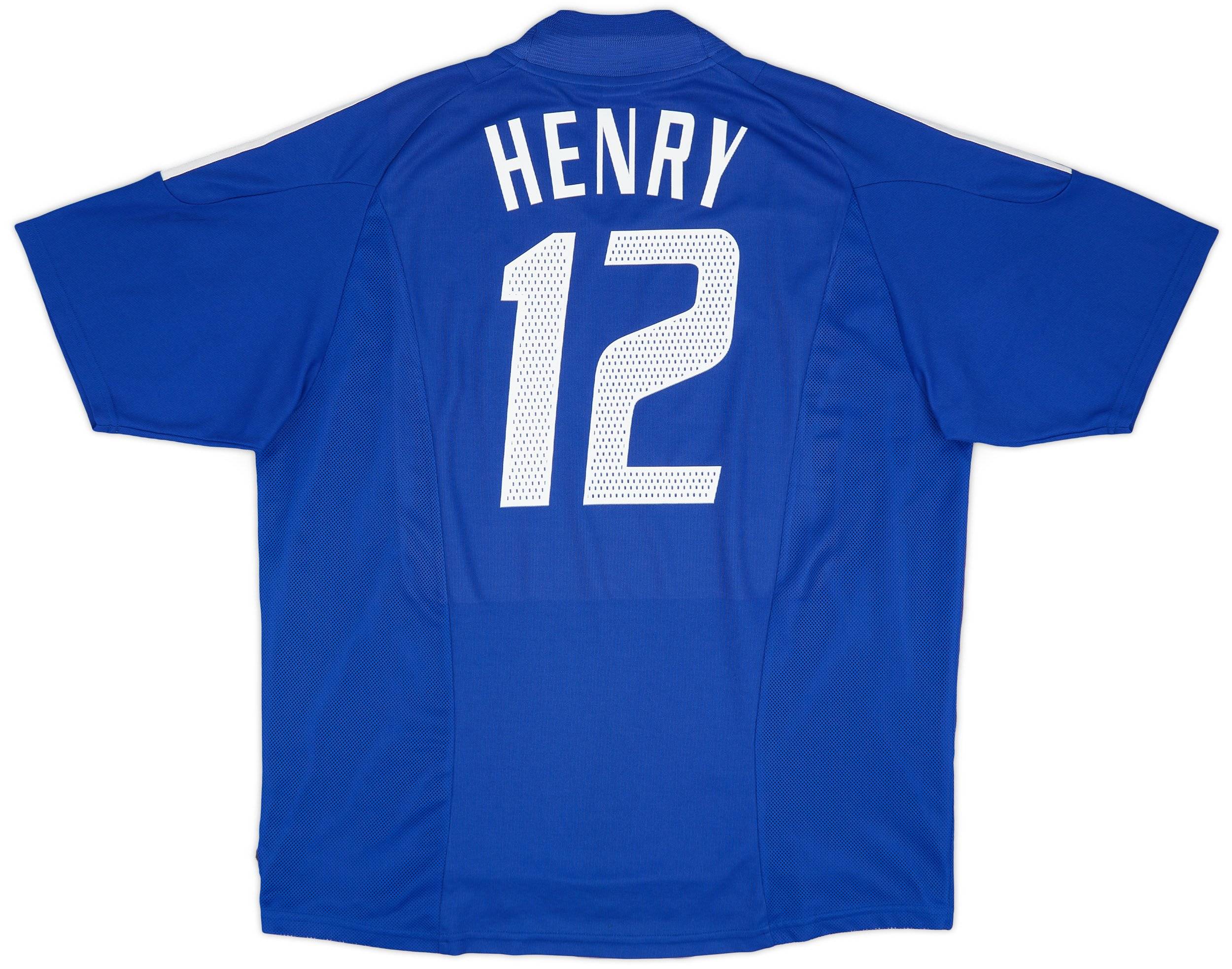 2002-04 France Home Shirt Henry #12