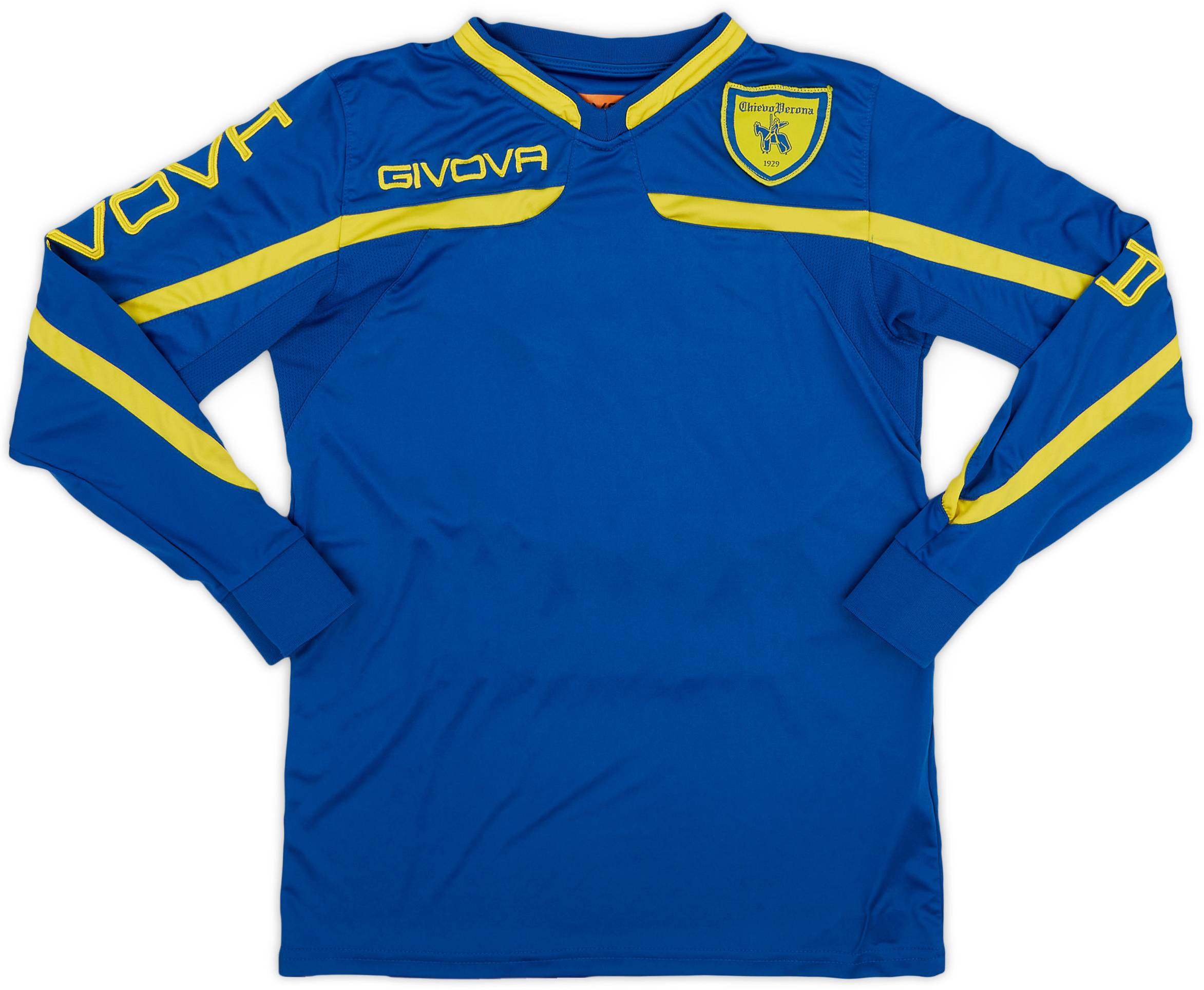 2018-19 Chievo Verona Givova Training L/S Shirt - 8/10 - (S)