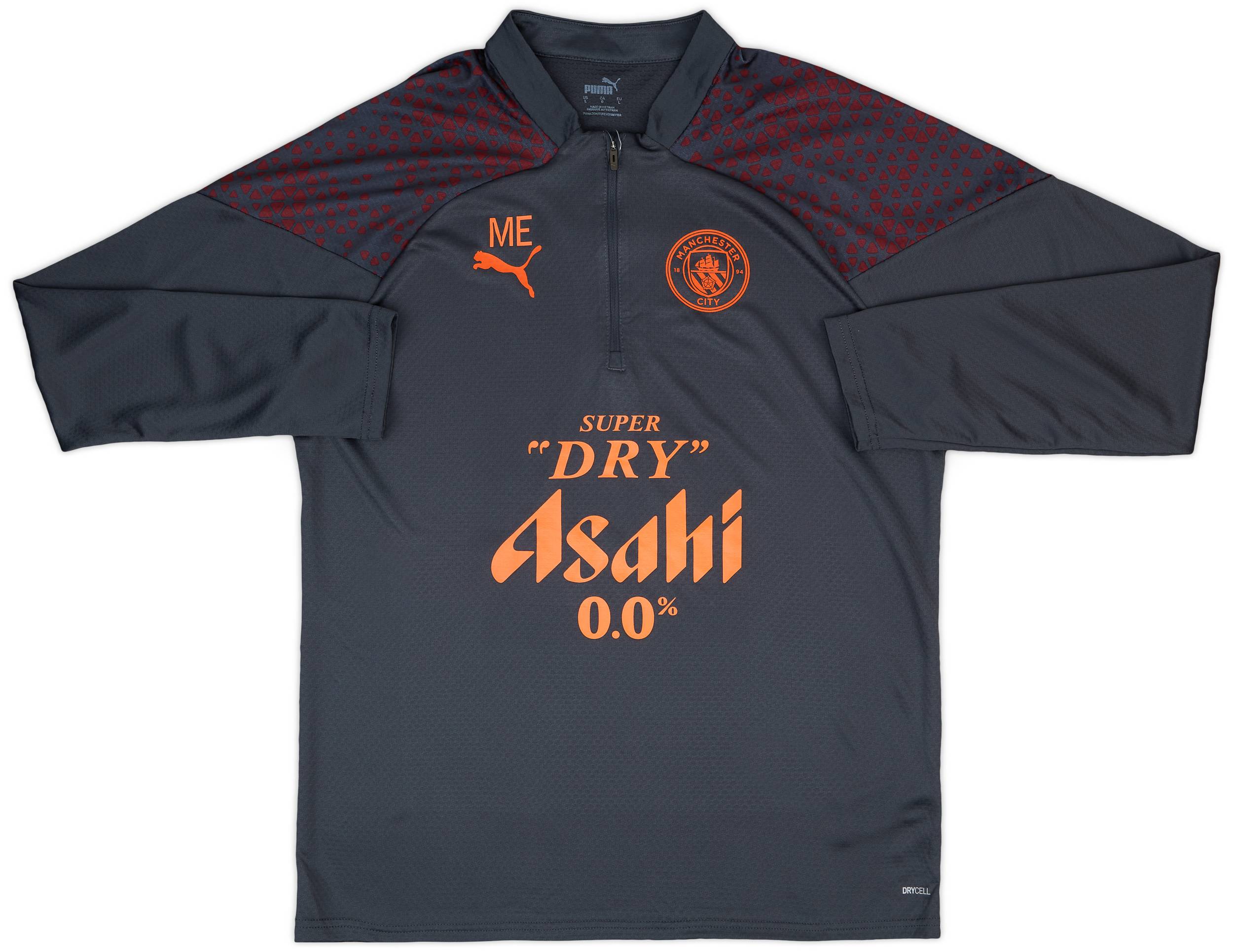 2023-24 Manchester City Staff Issue 1/4 Zip Training Top #ME (L)