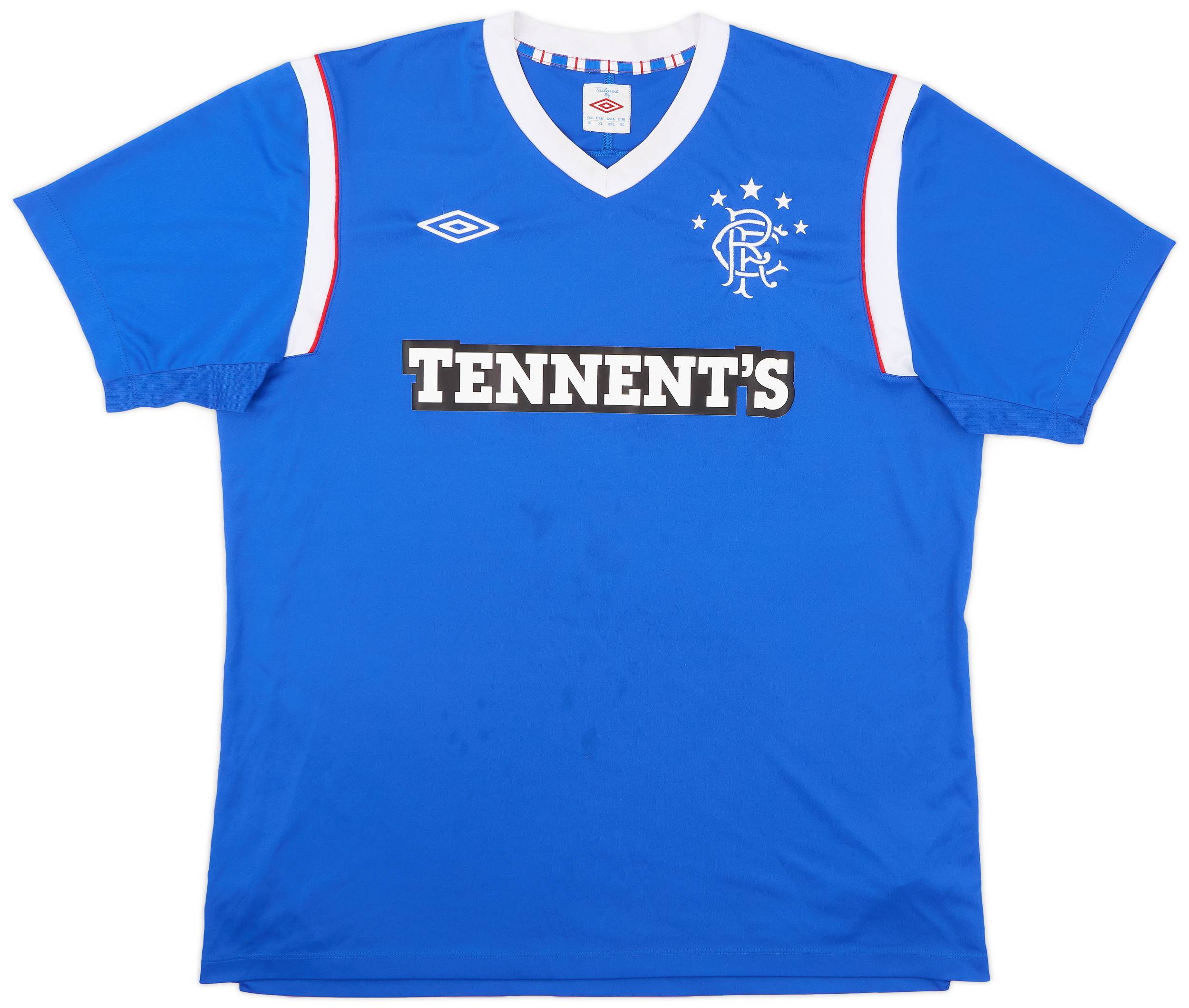 2011-12 Rangers Home Shirt - 8/10 - (XL)
