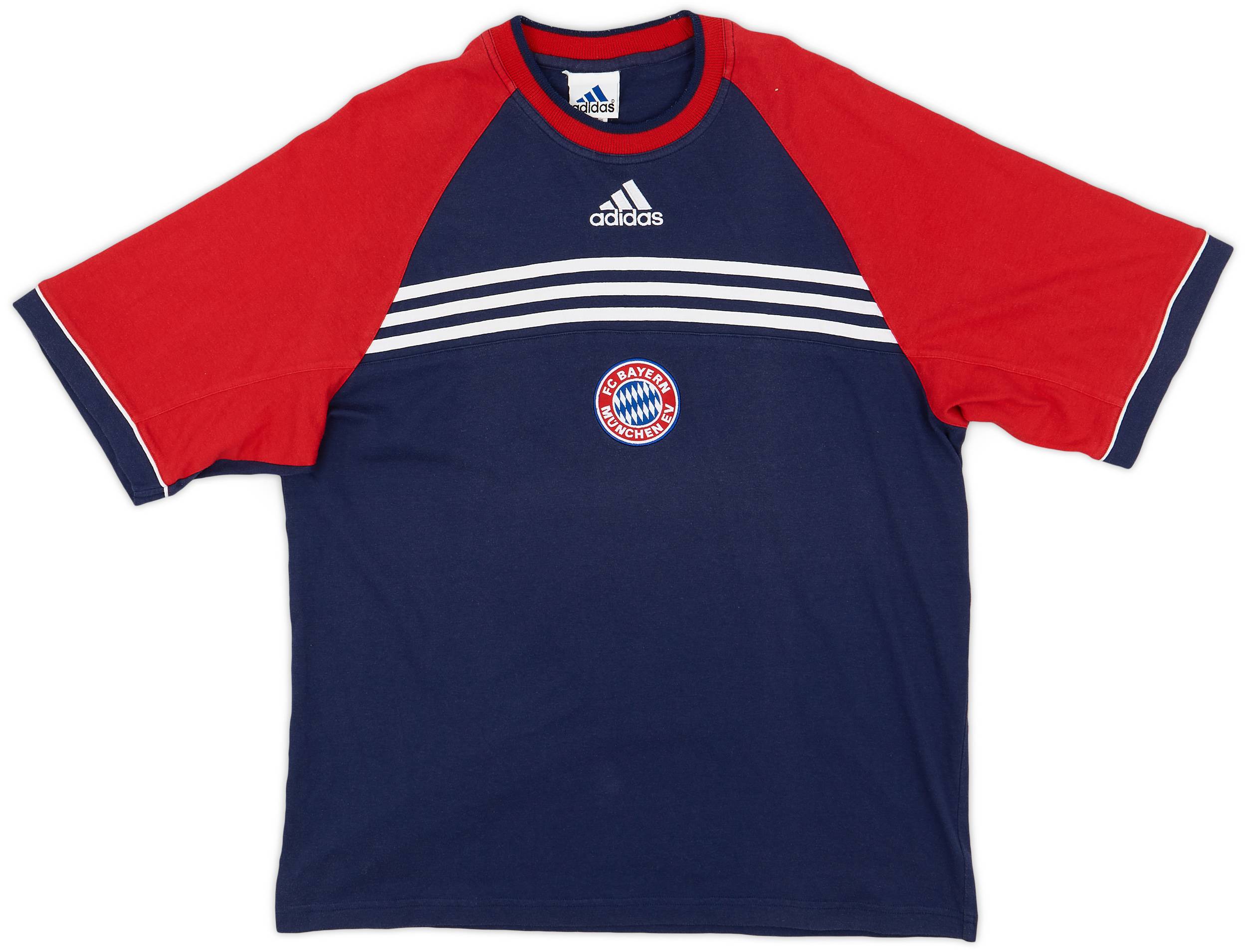 1998-99 Bayern Munich adidas Cotton Tee - 8/10 - (L)