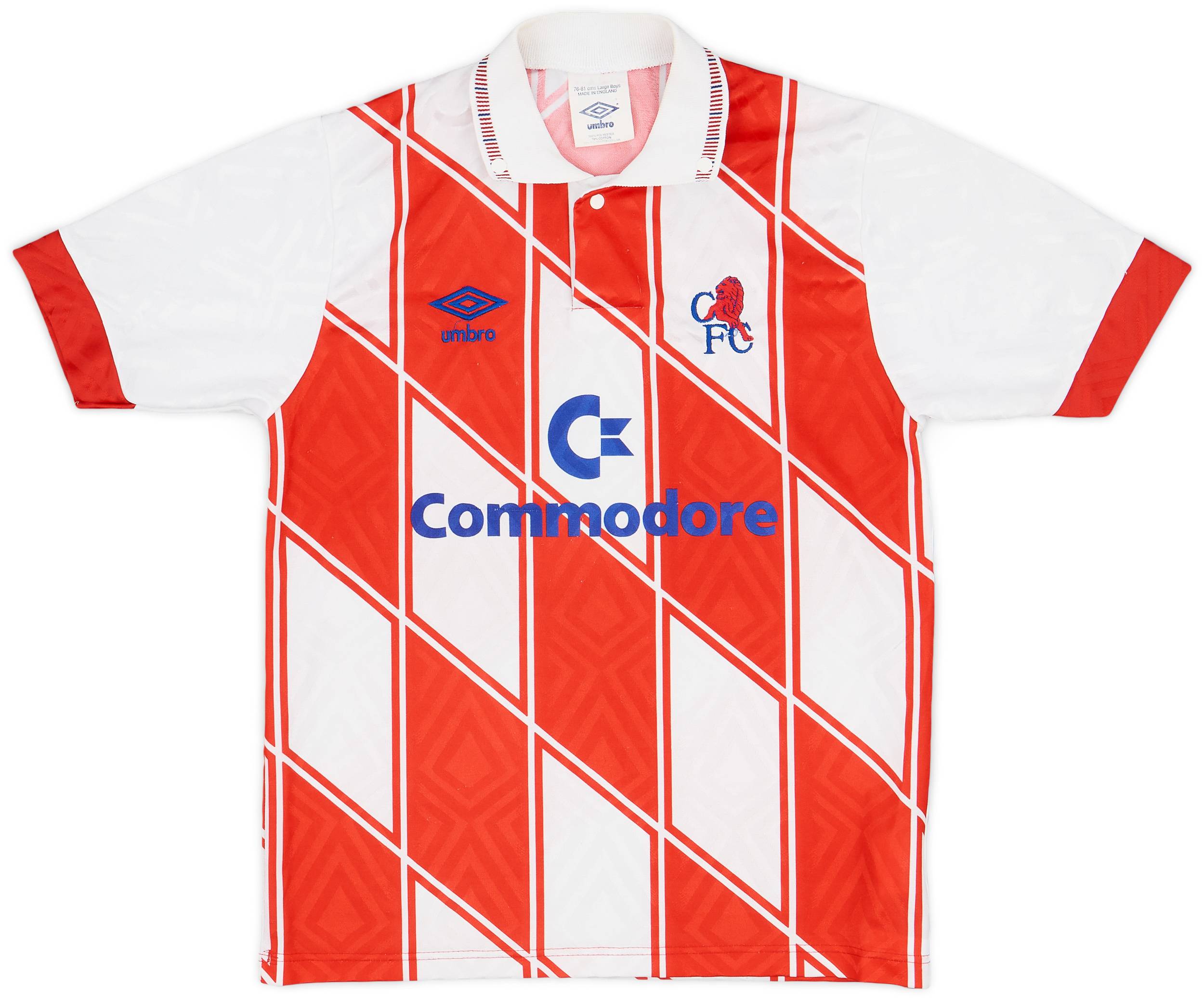 1990-92 Chelsea Away Shirt - 8/10 - (L.Boys)