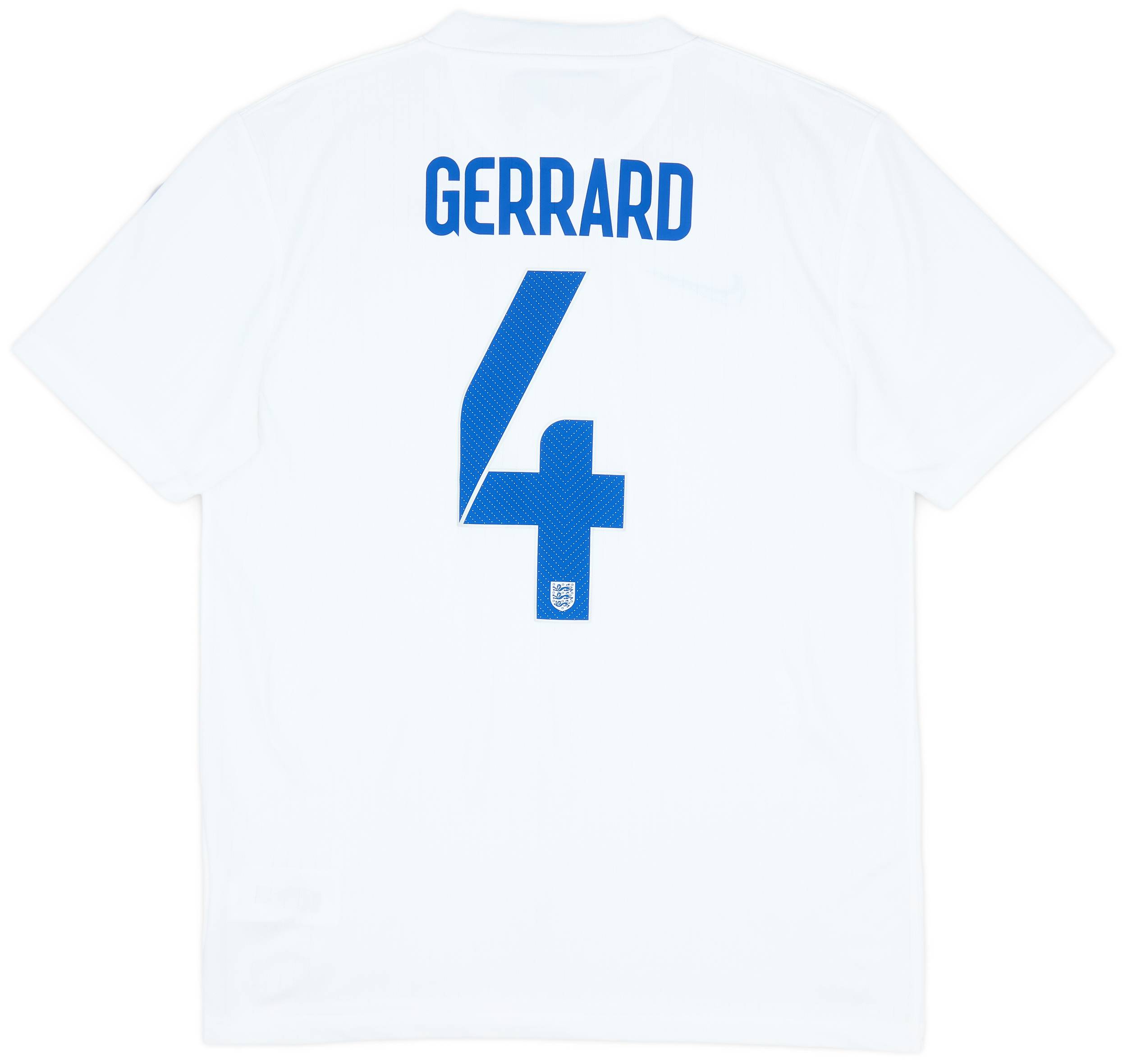 2014-15 England Home Shirt Gerrard #4 (M)