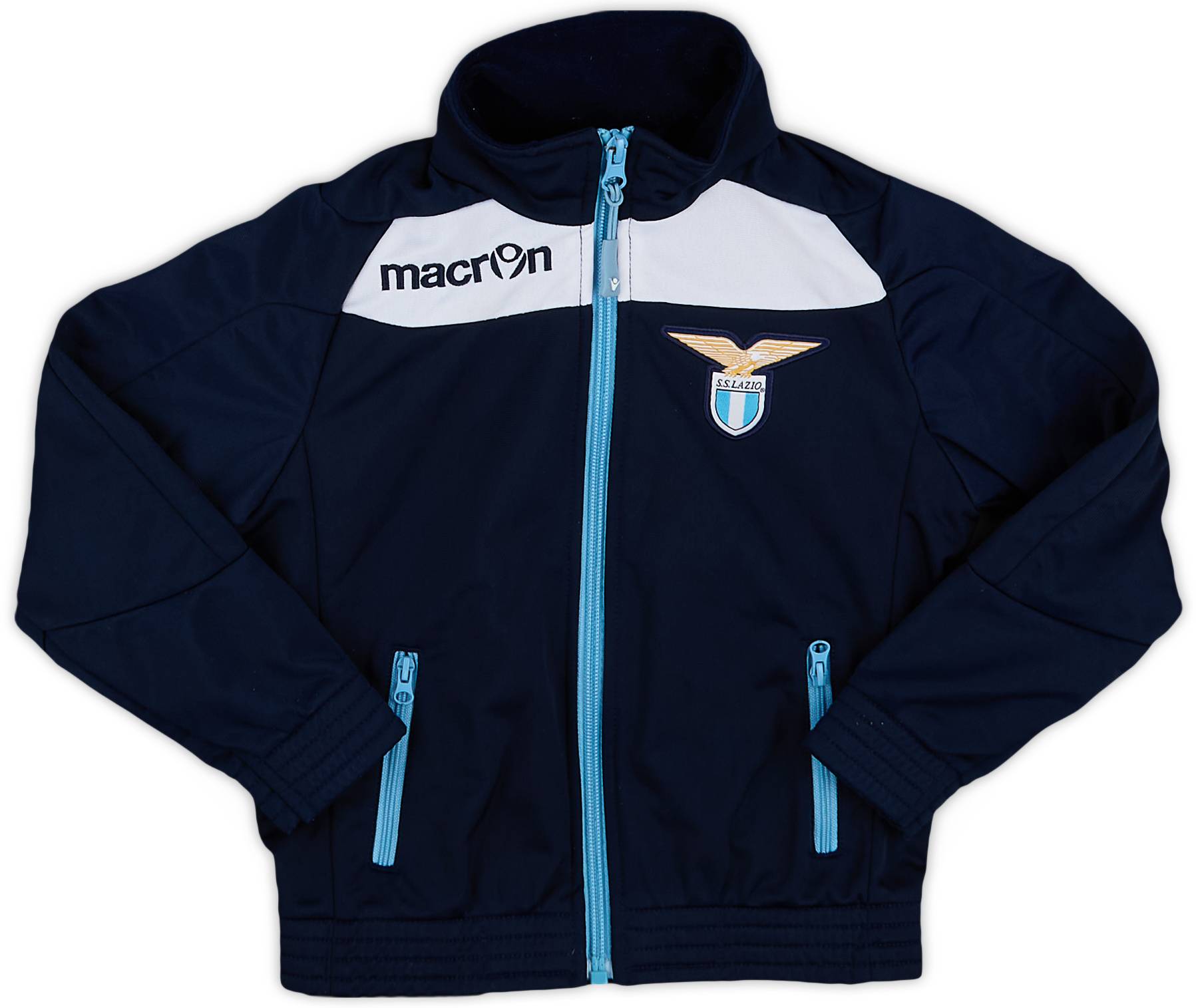 2014-15 Lazio Macron Track Jacket - 7/10 - (XXS.Boys)