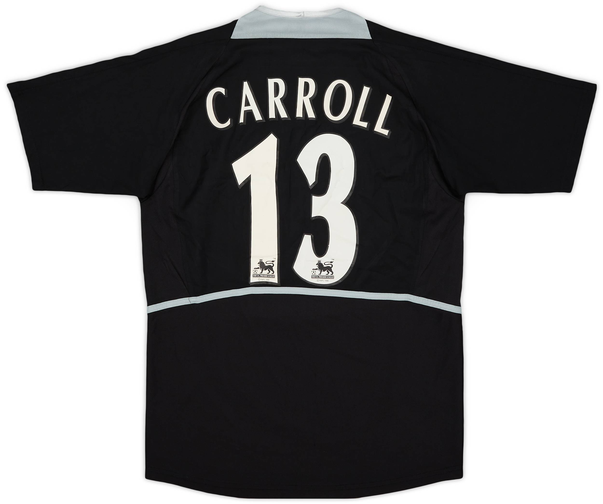 2002-04 Manchester United GK S/S Shirt Carroll #13 - 8/10 - (XL.Boys)