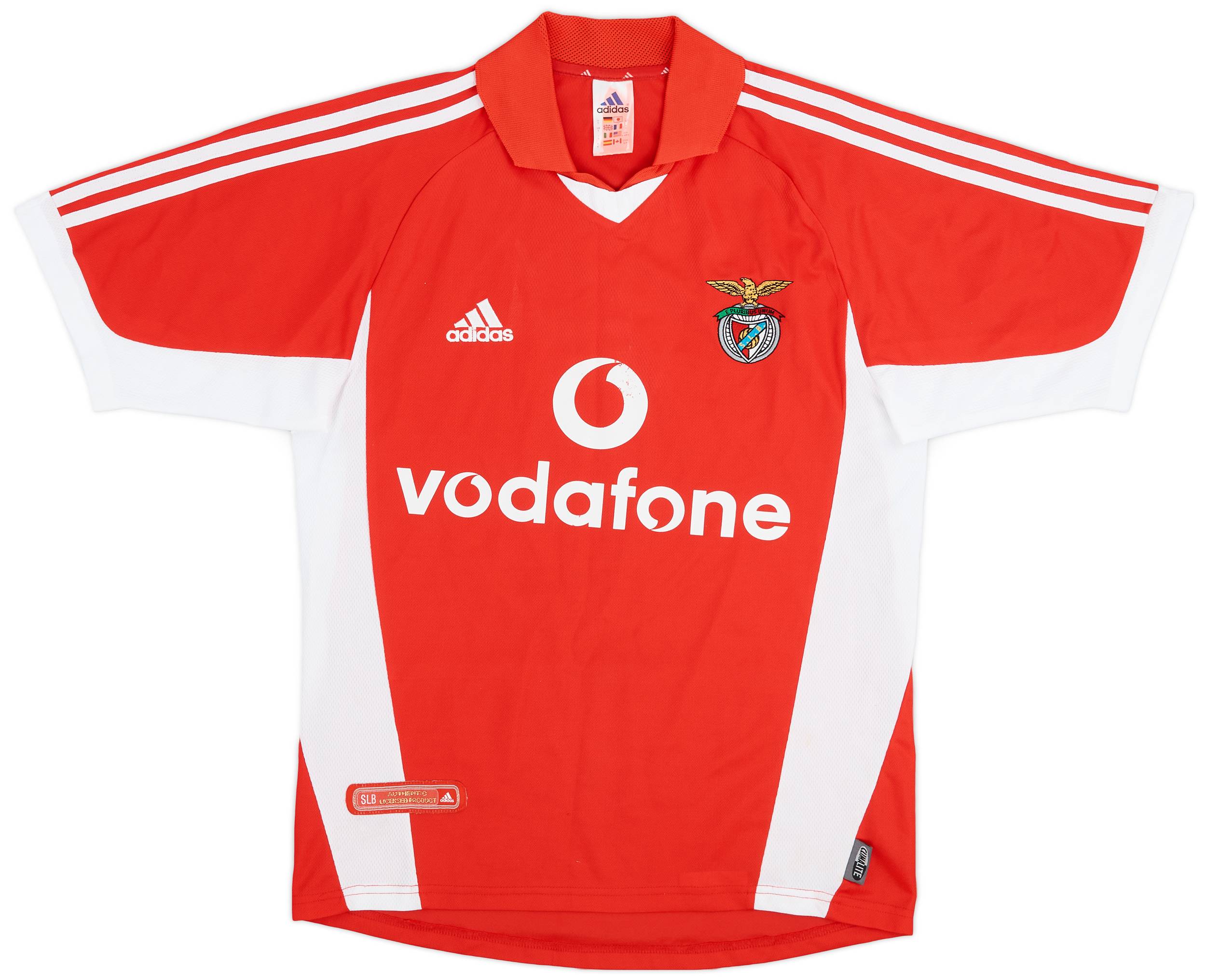 2001-02 Benfica Home Shirt - 8/10 - (S)