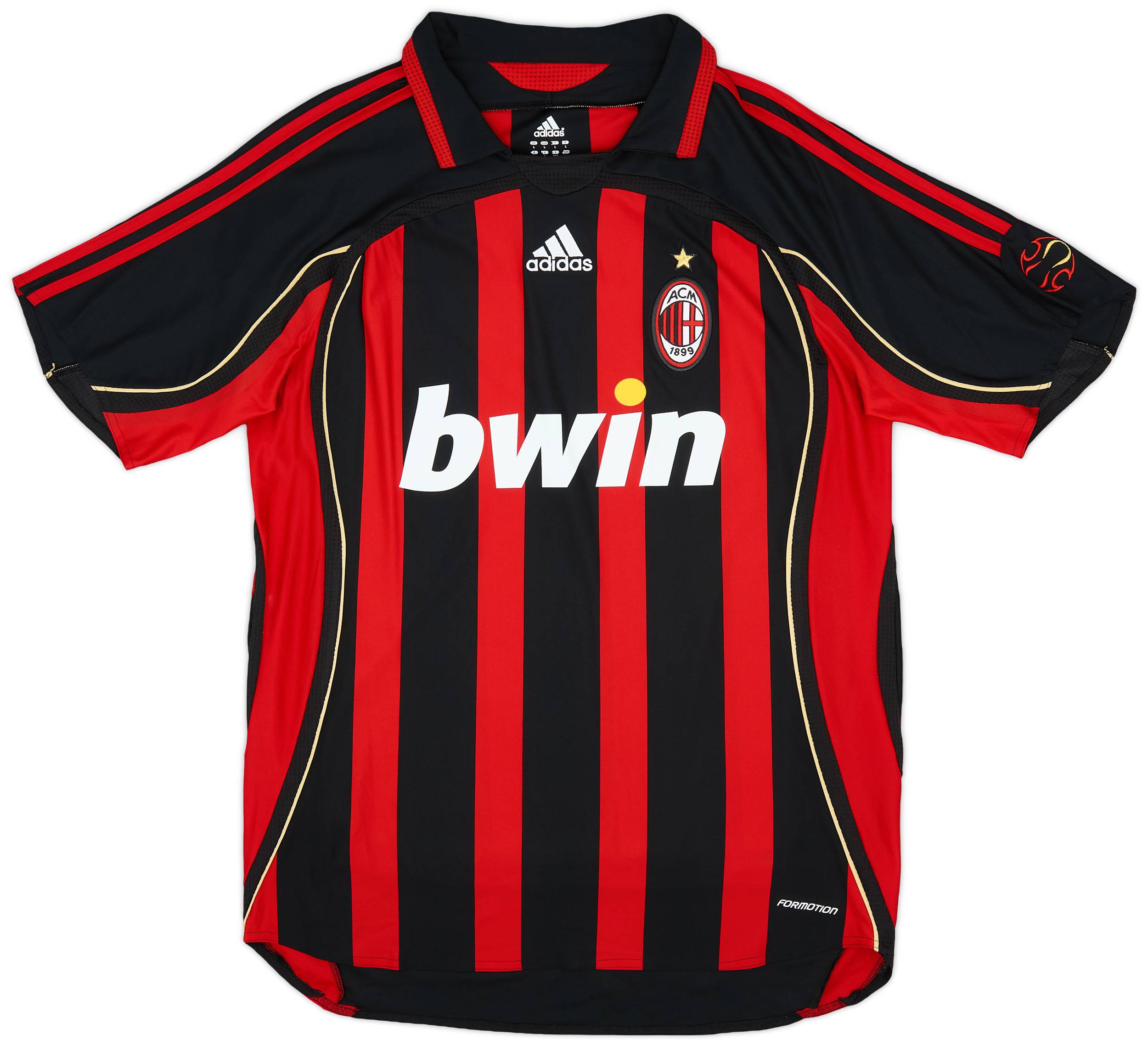 2006-07 AC Milan Player Issue Home Shirt #2 - 9/10 - (L)