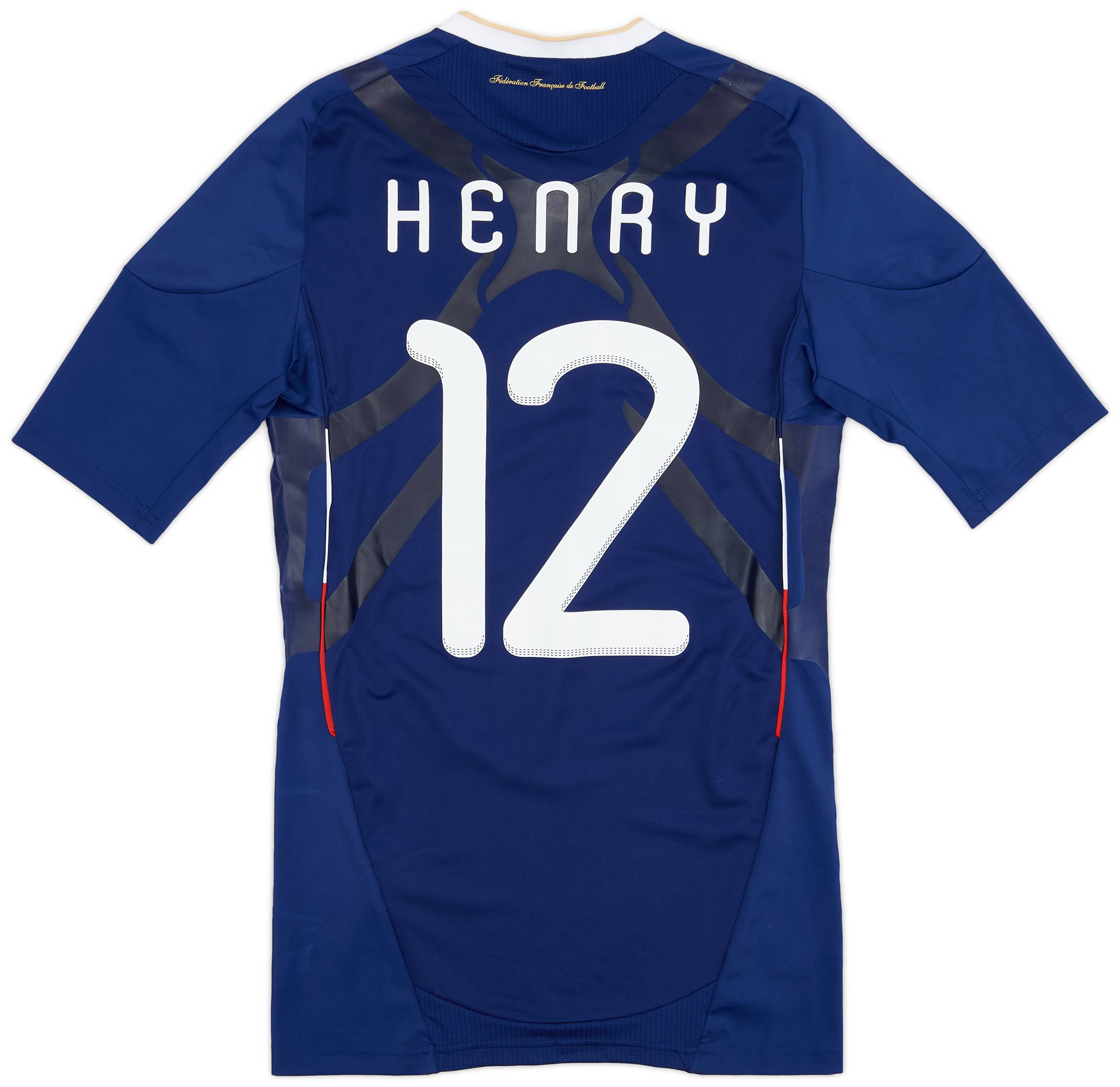 2009-10 France Player Issue Techfit Home Shirt Henry #12 (M)