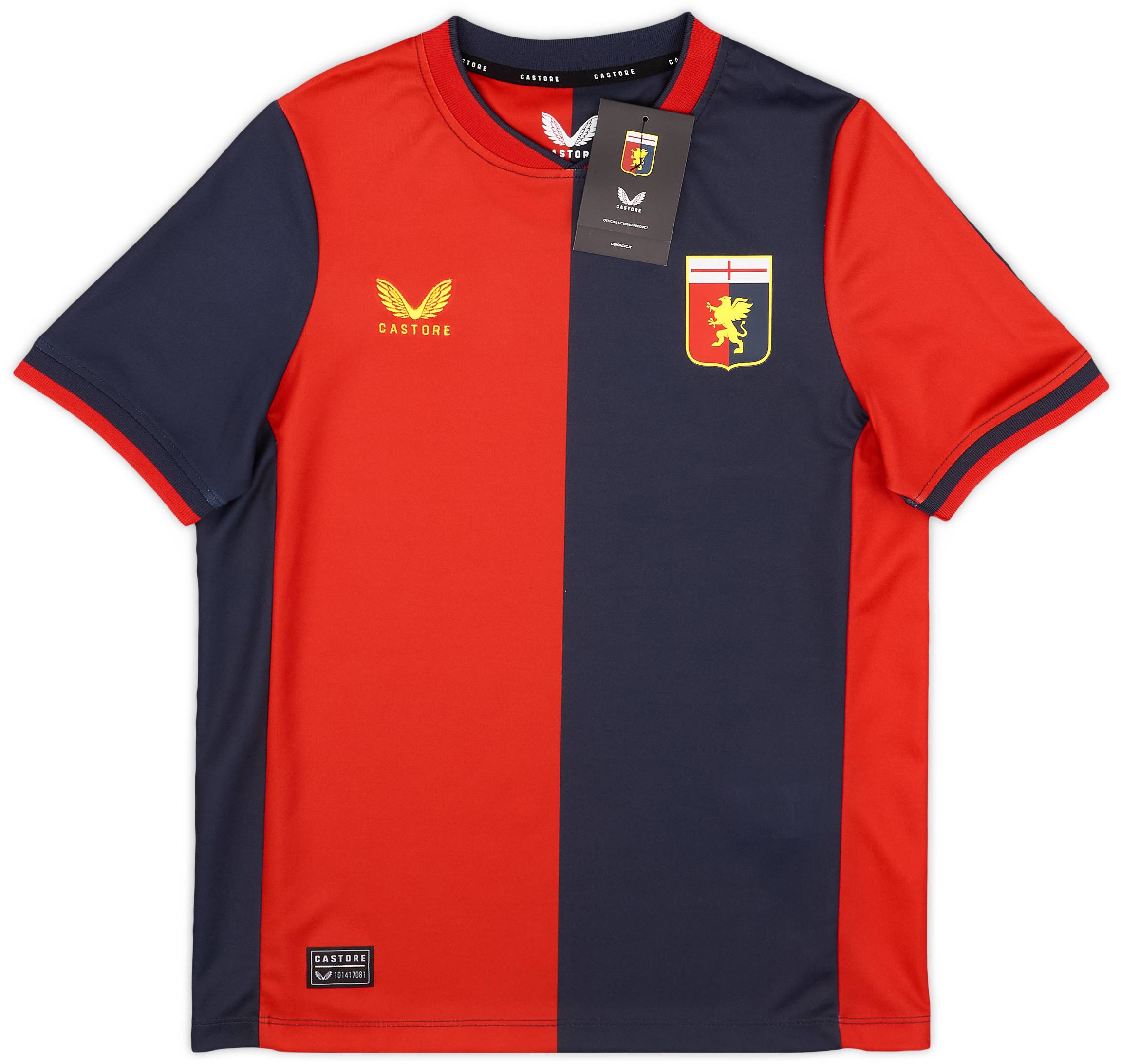 2022-23 Genoa Home Shirt (M.Kids)