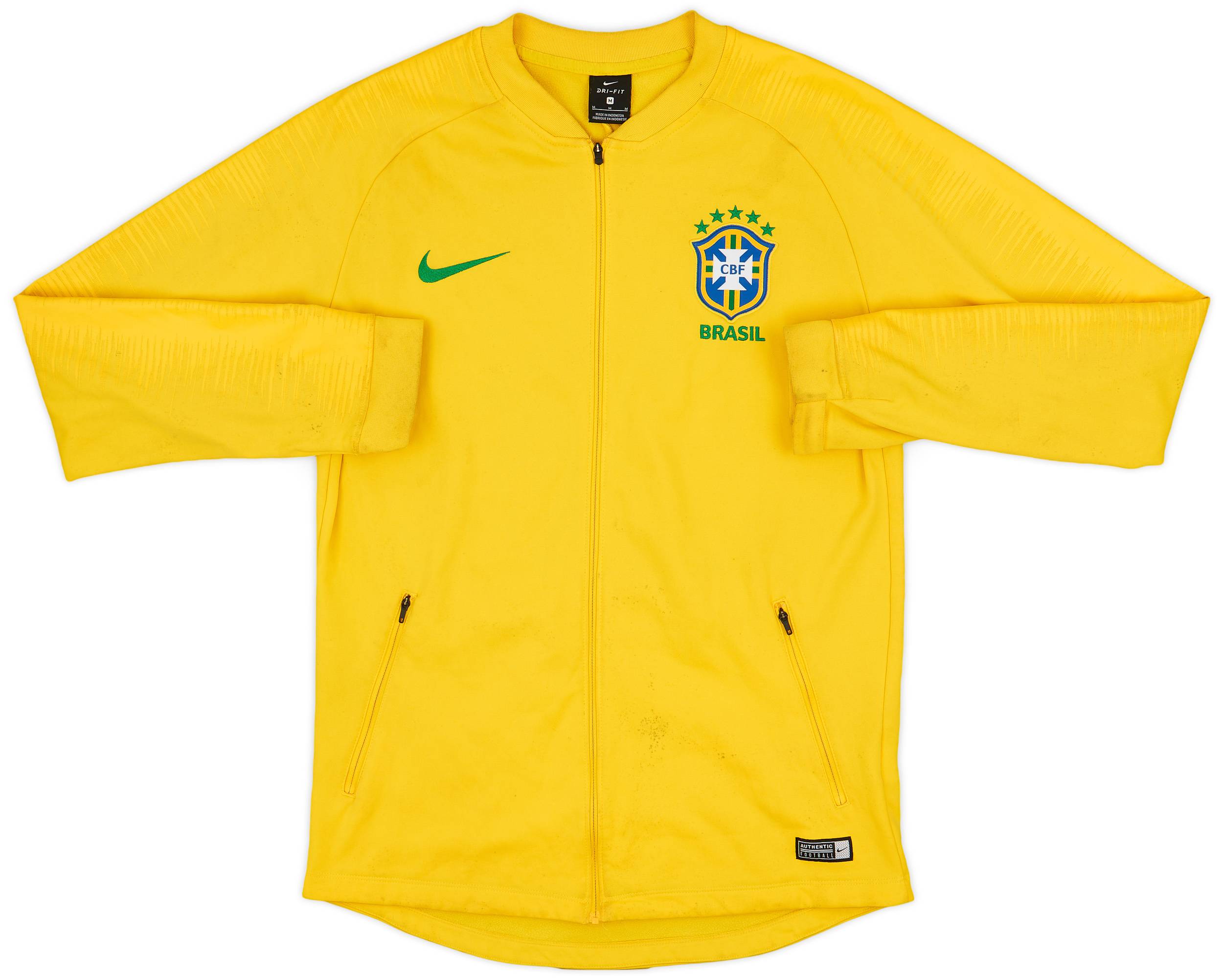 2018-19 Brazil Nike Track Jacket - 5/10 - (M)