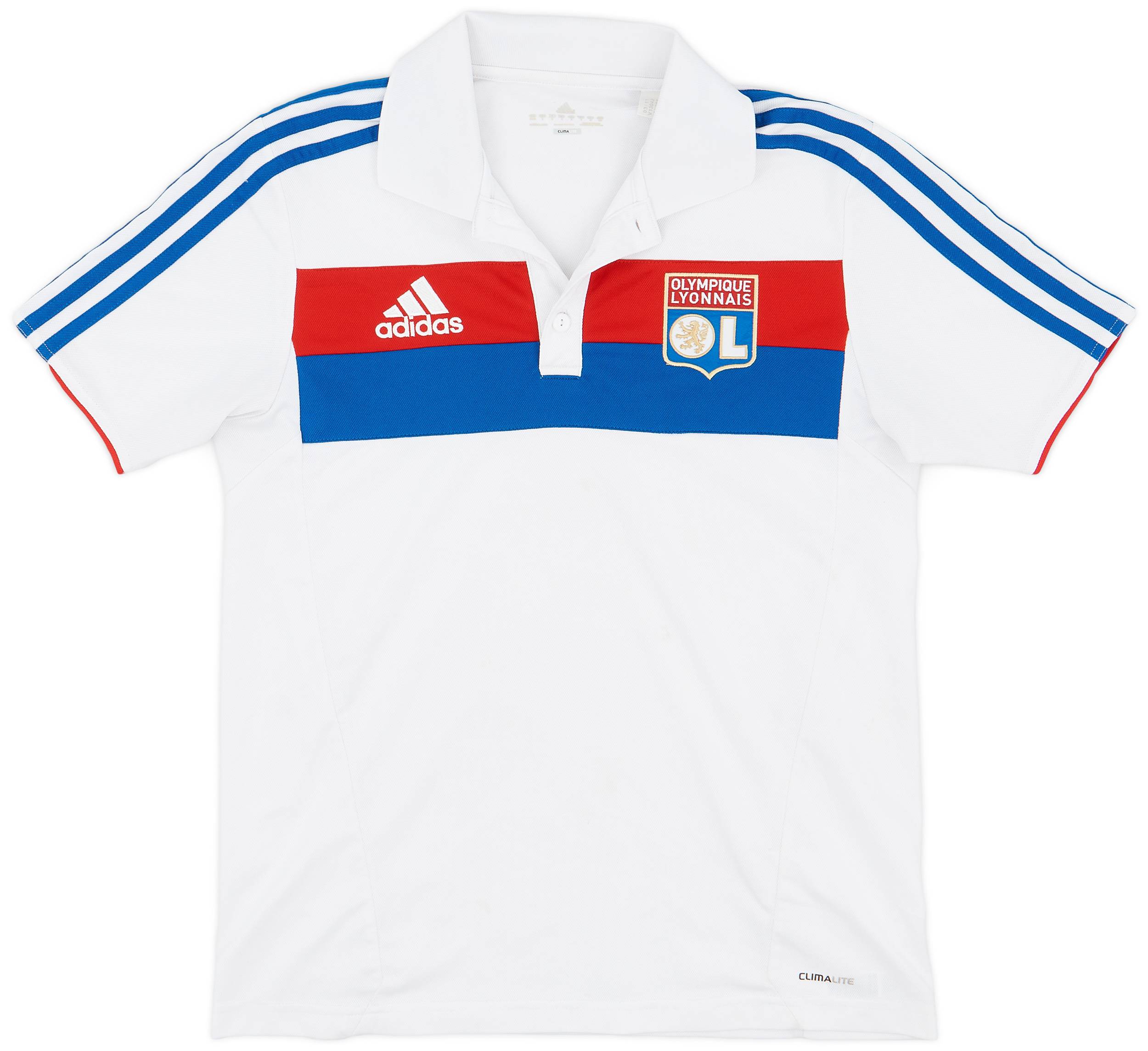 2011-12 Lyon adidas Polo Shirt - 5/10 - (S)