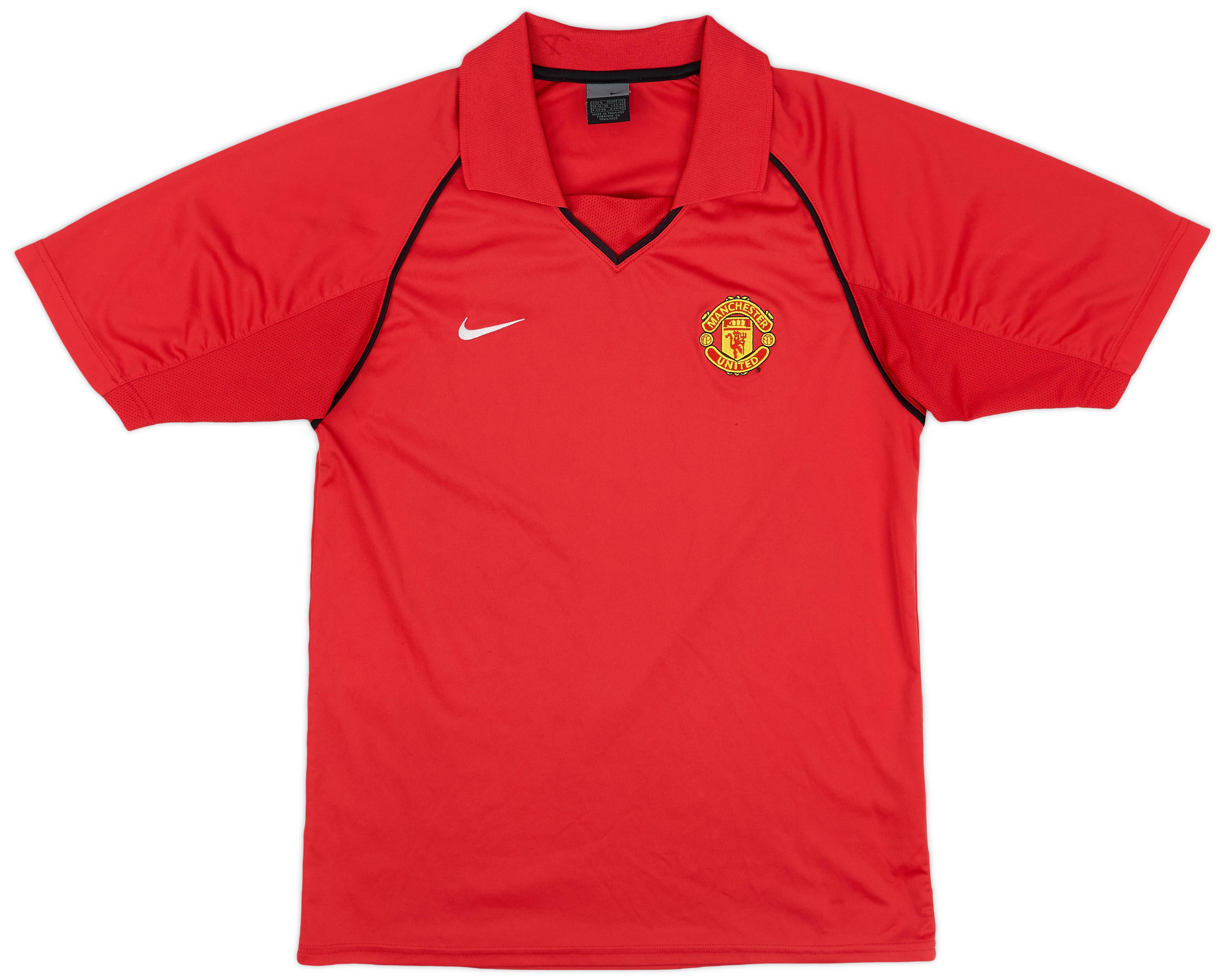 2004-05 Manchester United Nike Polo Shirt - 9/10 - (S)