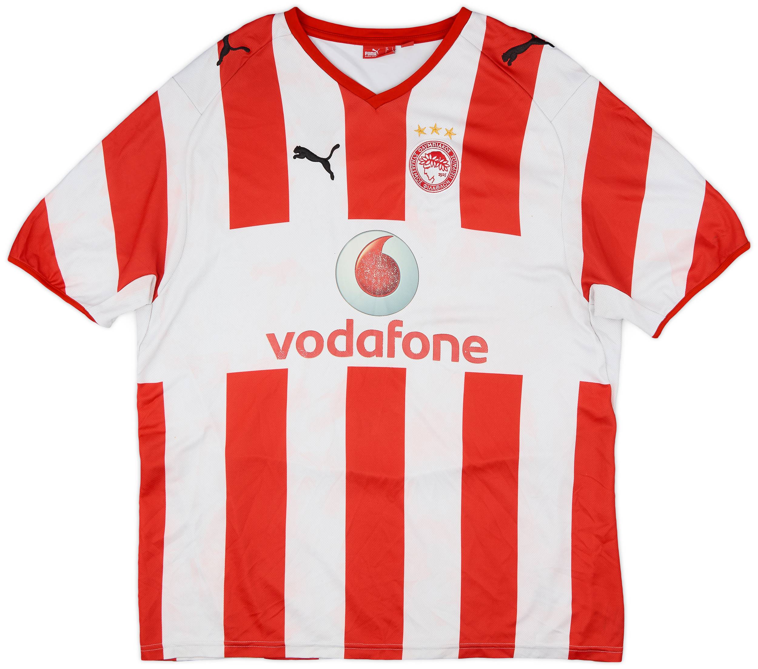 2008-09 Olympiakos Home Shirt - 4/10 - (L)