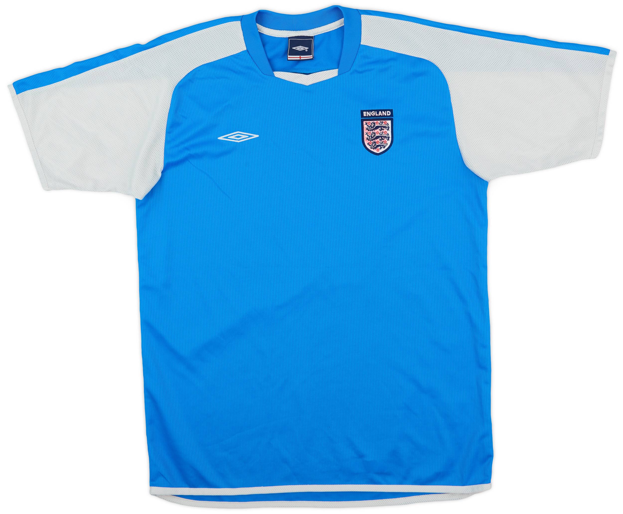 2005-06 England Umbro Training Shirt - 8/10 - (M)