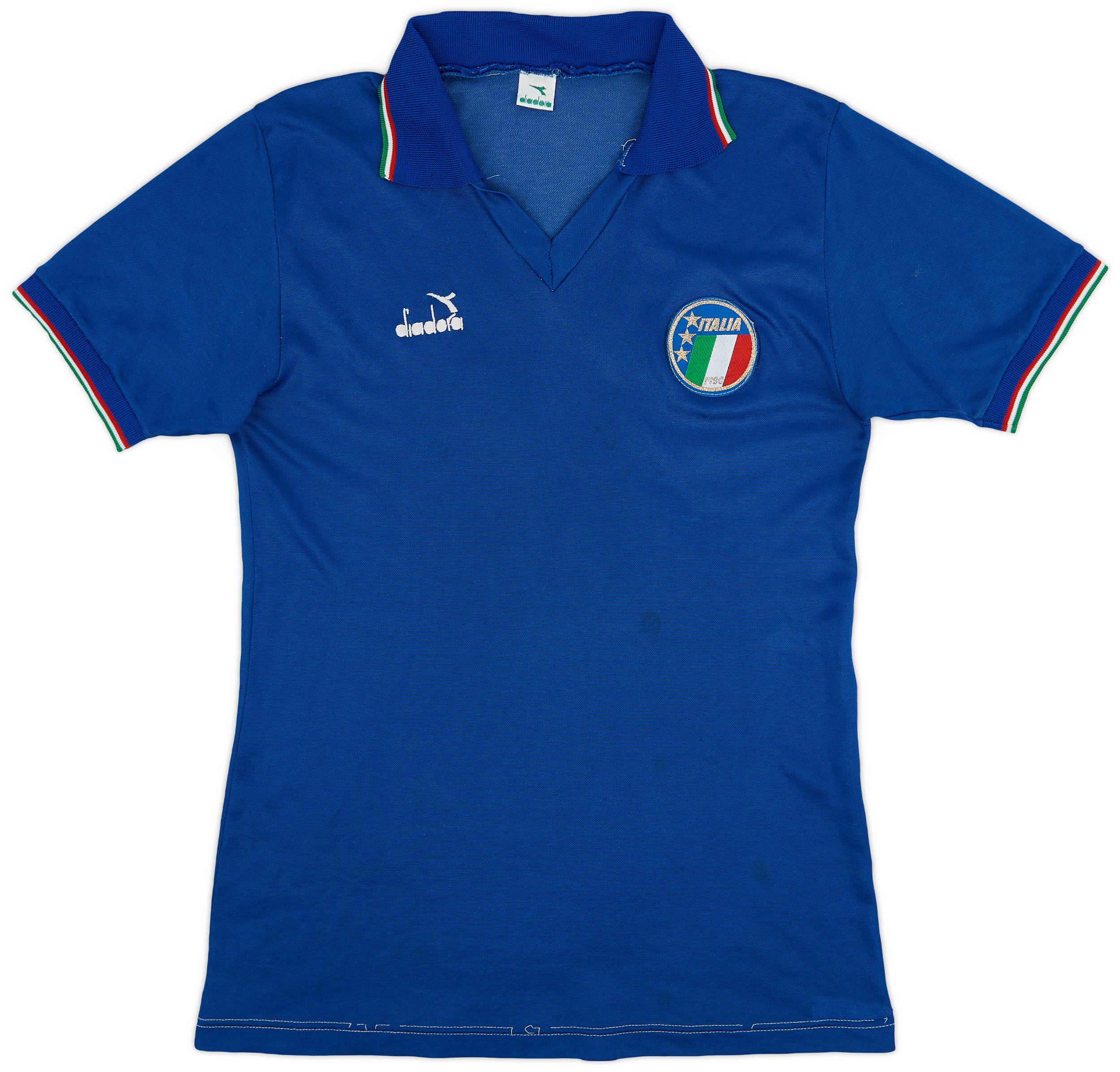 1986-90 Italy Home Shirt #7 - 7/10 - (M)