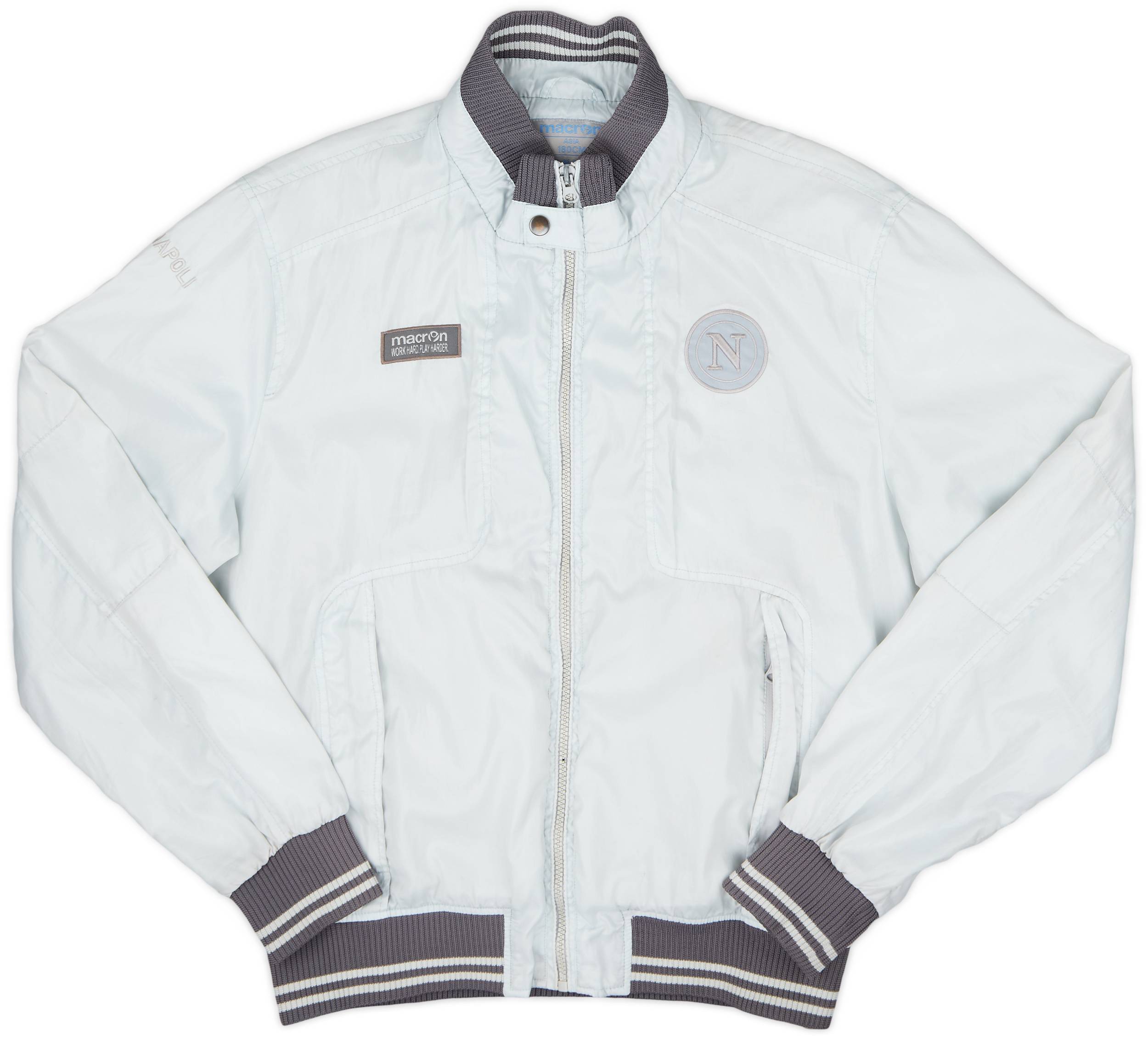 2011-12 Napoli Macron Track Jacket - 7/10 - (L)
