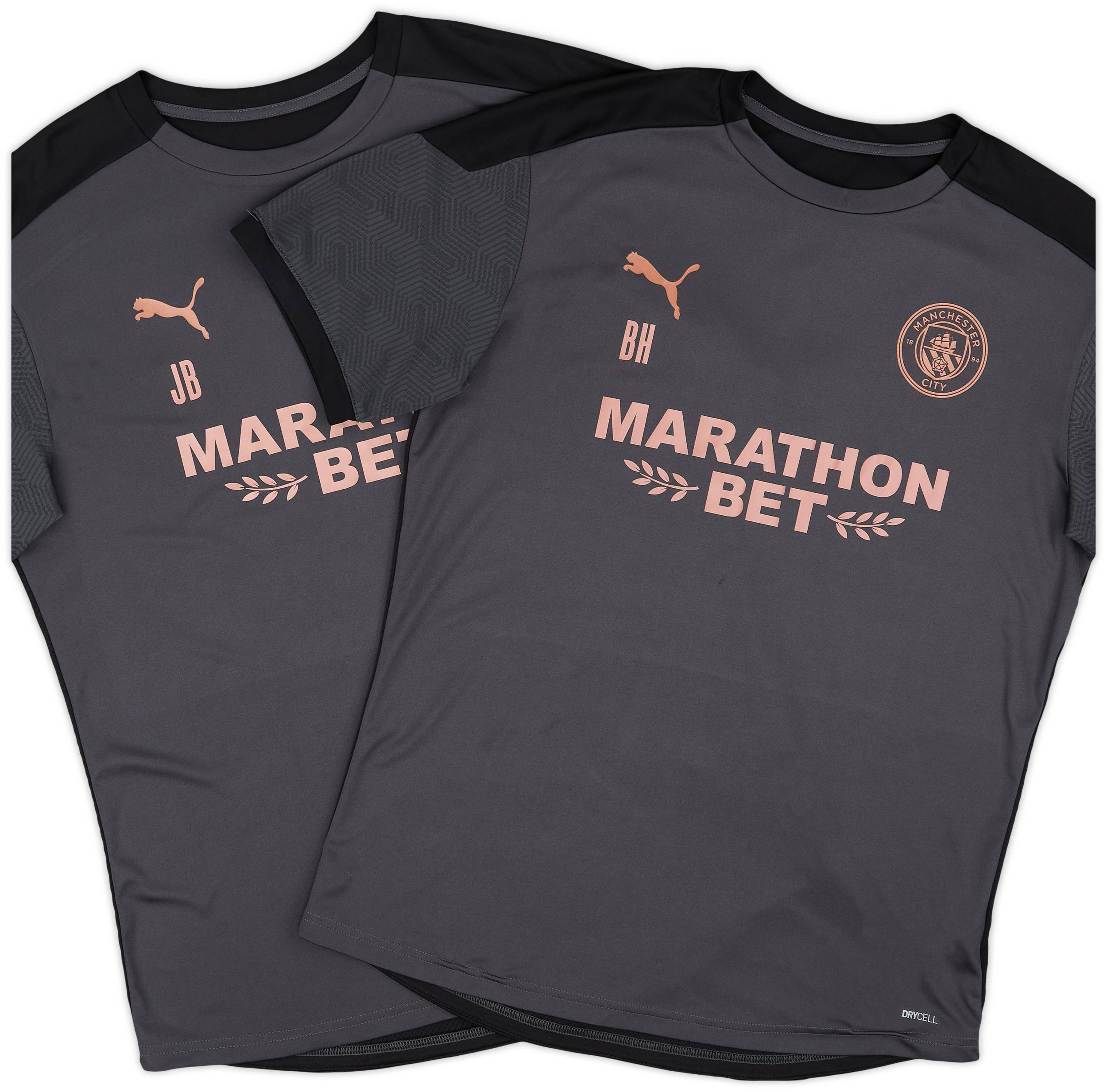 2020-21 Manchester City Staff Issue Training Shirt # - 7/10