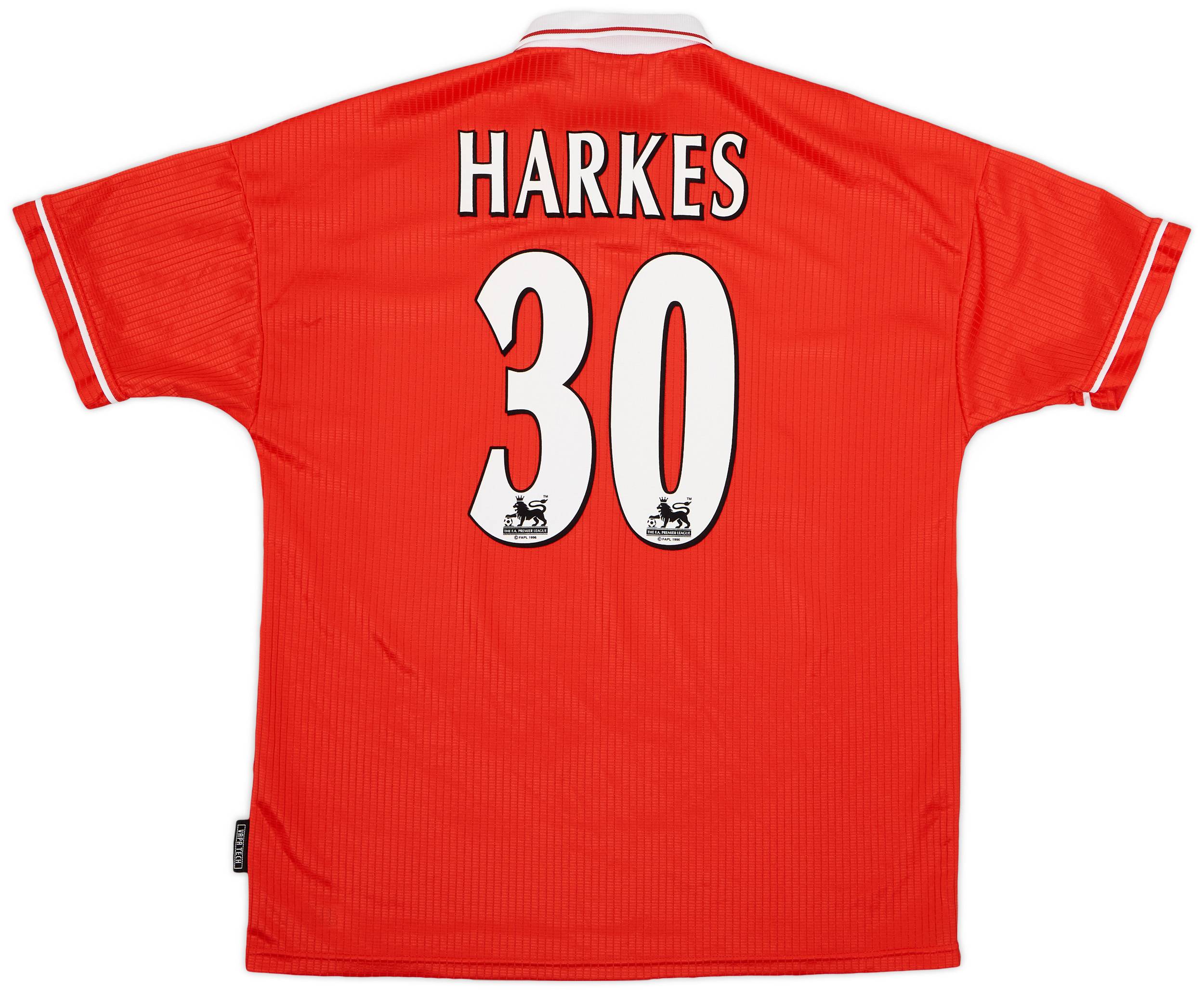 1998-00 Nottingham Forest Home Shirt Harkes #30 - 8/10 - (XL) 1998-00 Nottingham Forest Home Shirt Harkes #30 - 8/10 - (XL)