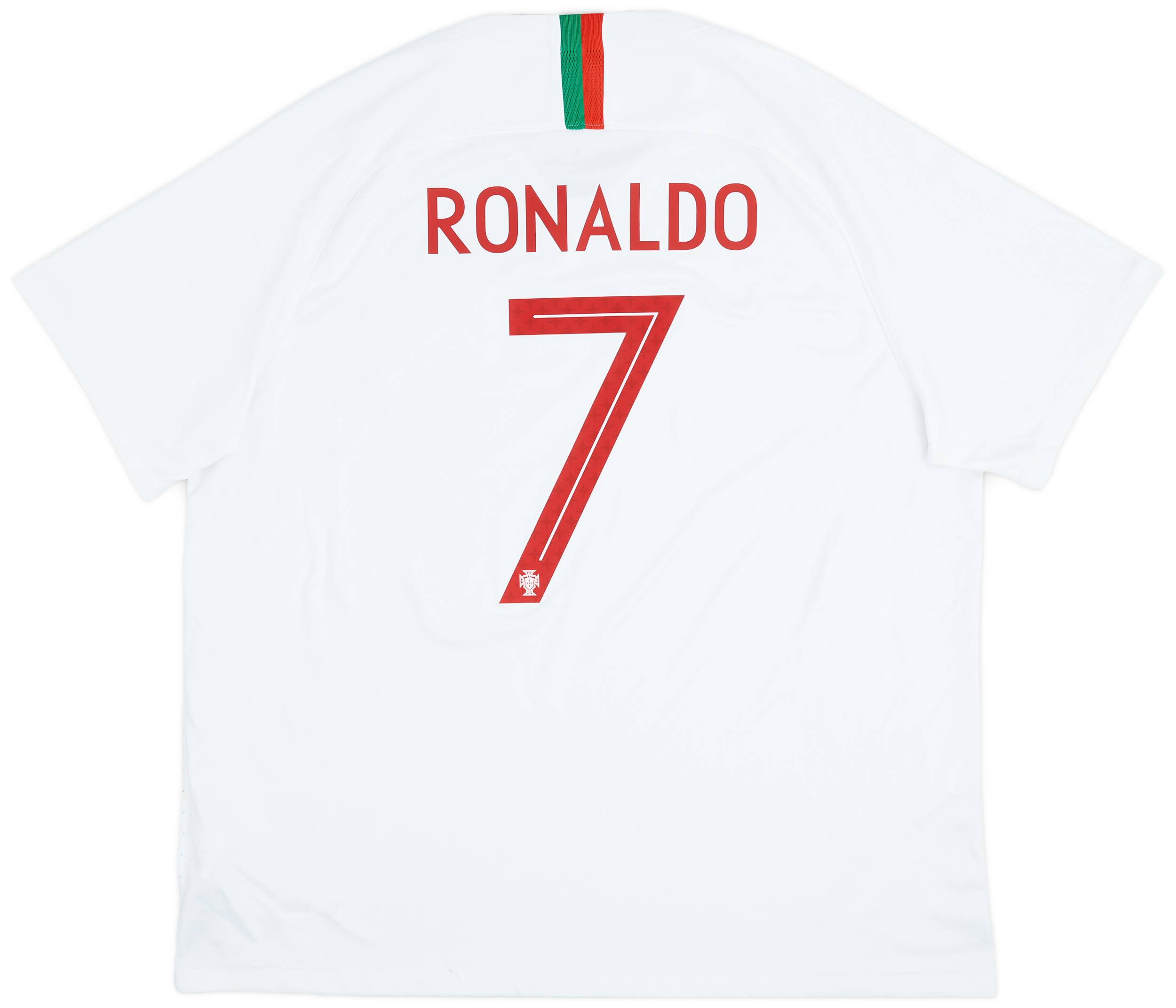 2018-19 Portugal Away Shirt Ronaldo #7 - 8/10 - (XXL)