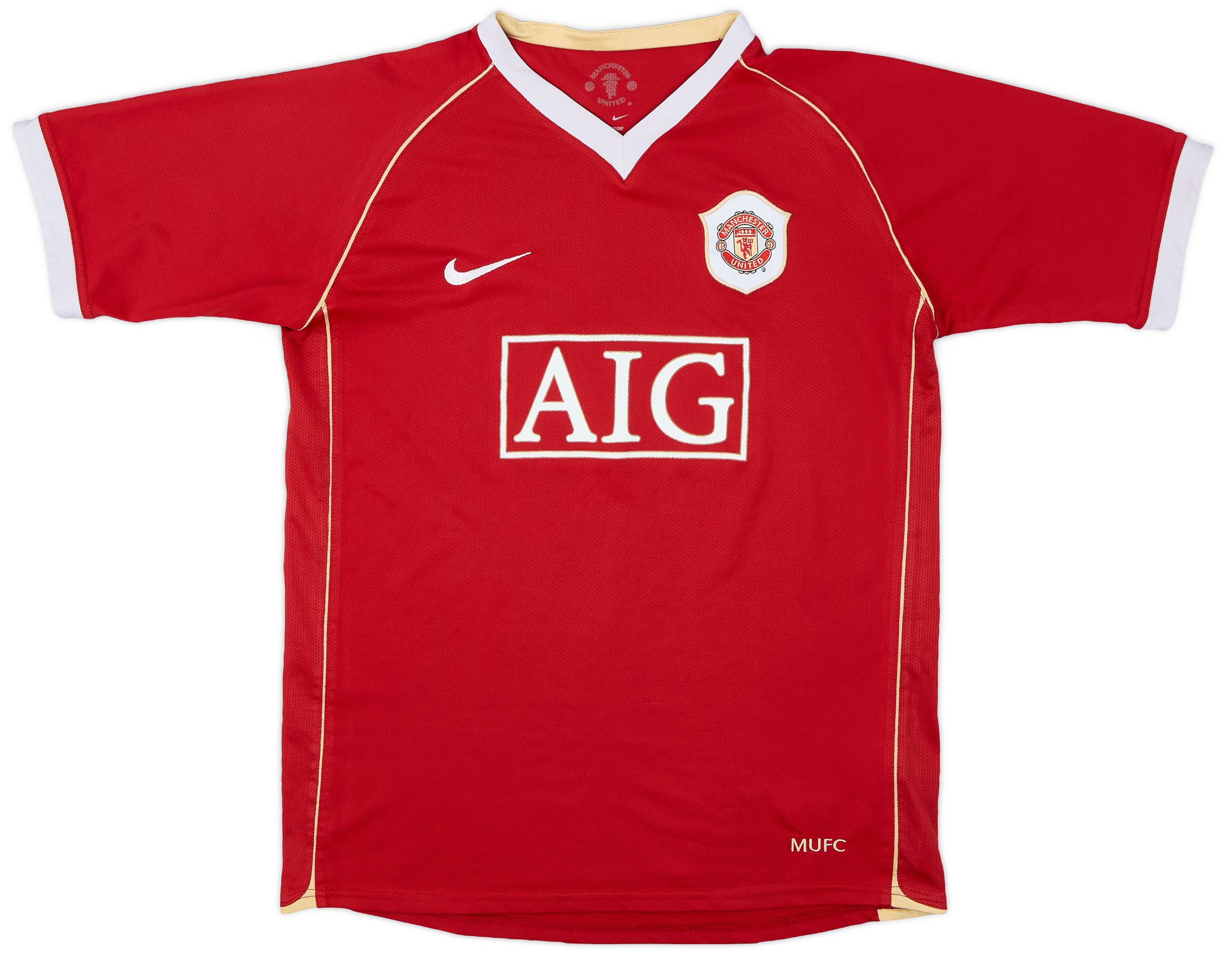 2006-07 Manchester United Home Shirt - 6/10 - (XL.Boys)
