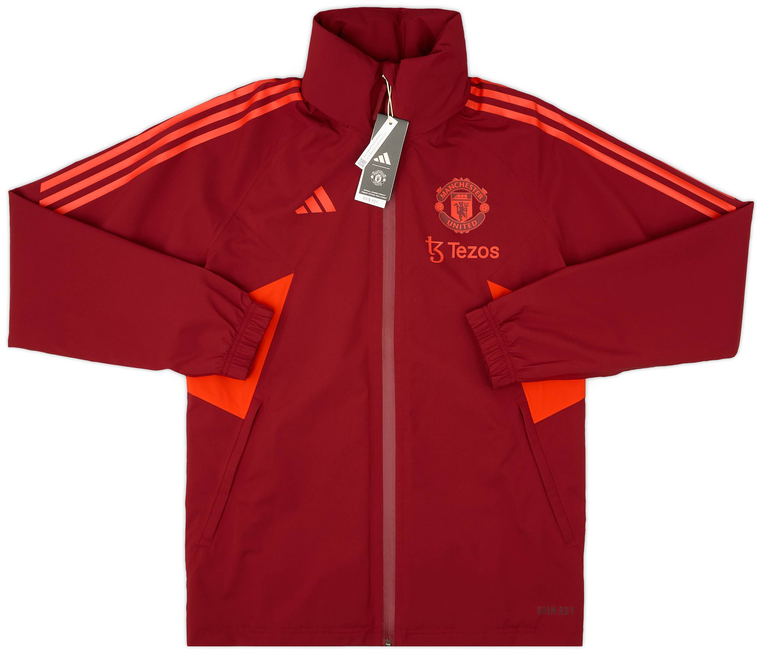 2023-24 Manchester United adidas Rain Jacket (S)