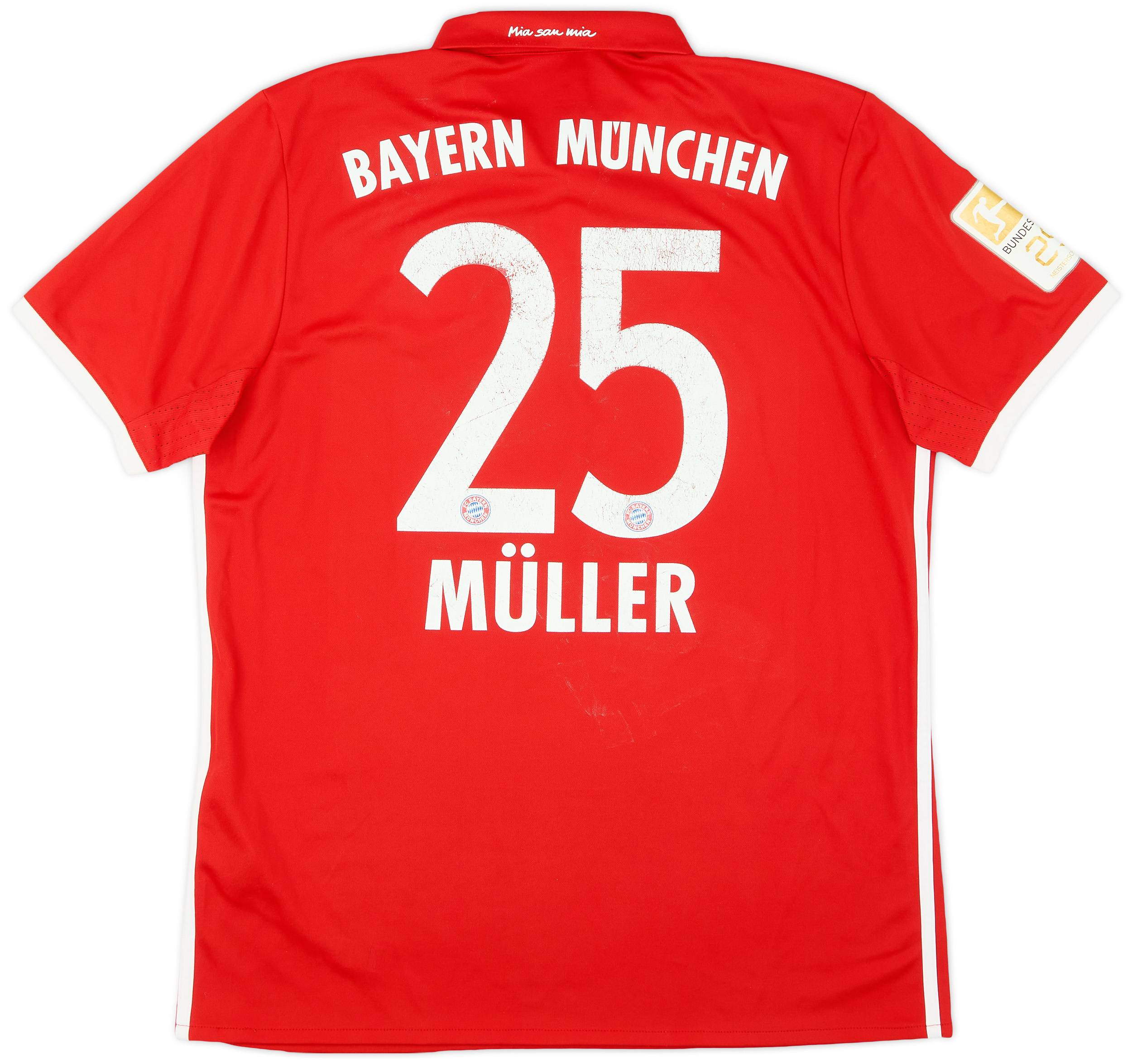 2016-17 Bayern Munich Home Shirt Muller #25 - 6/10 - (L)
