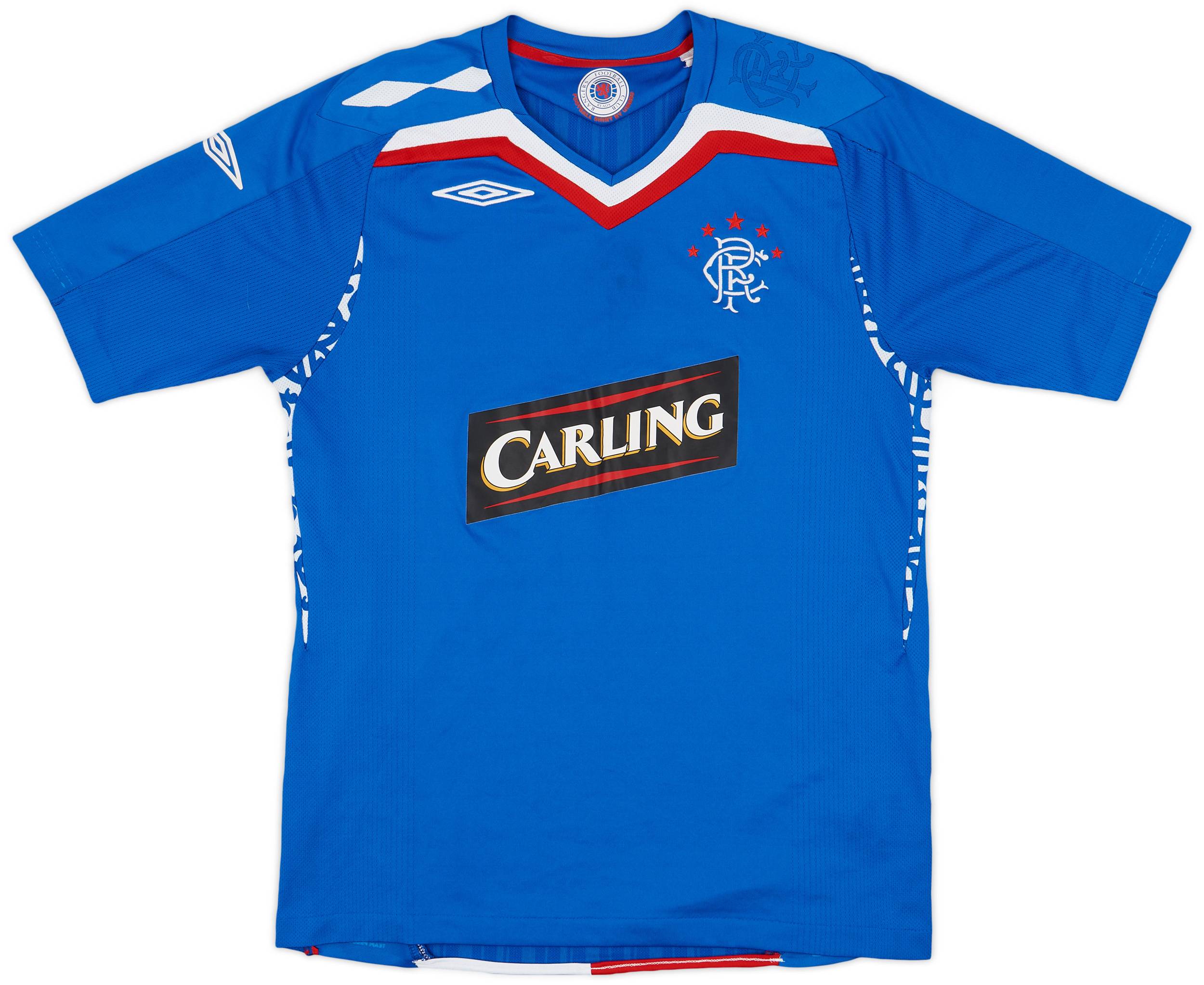 2007-08 Rangers Home Shirt - 8/10 - (M)