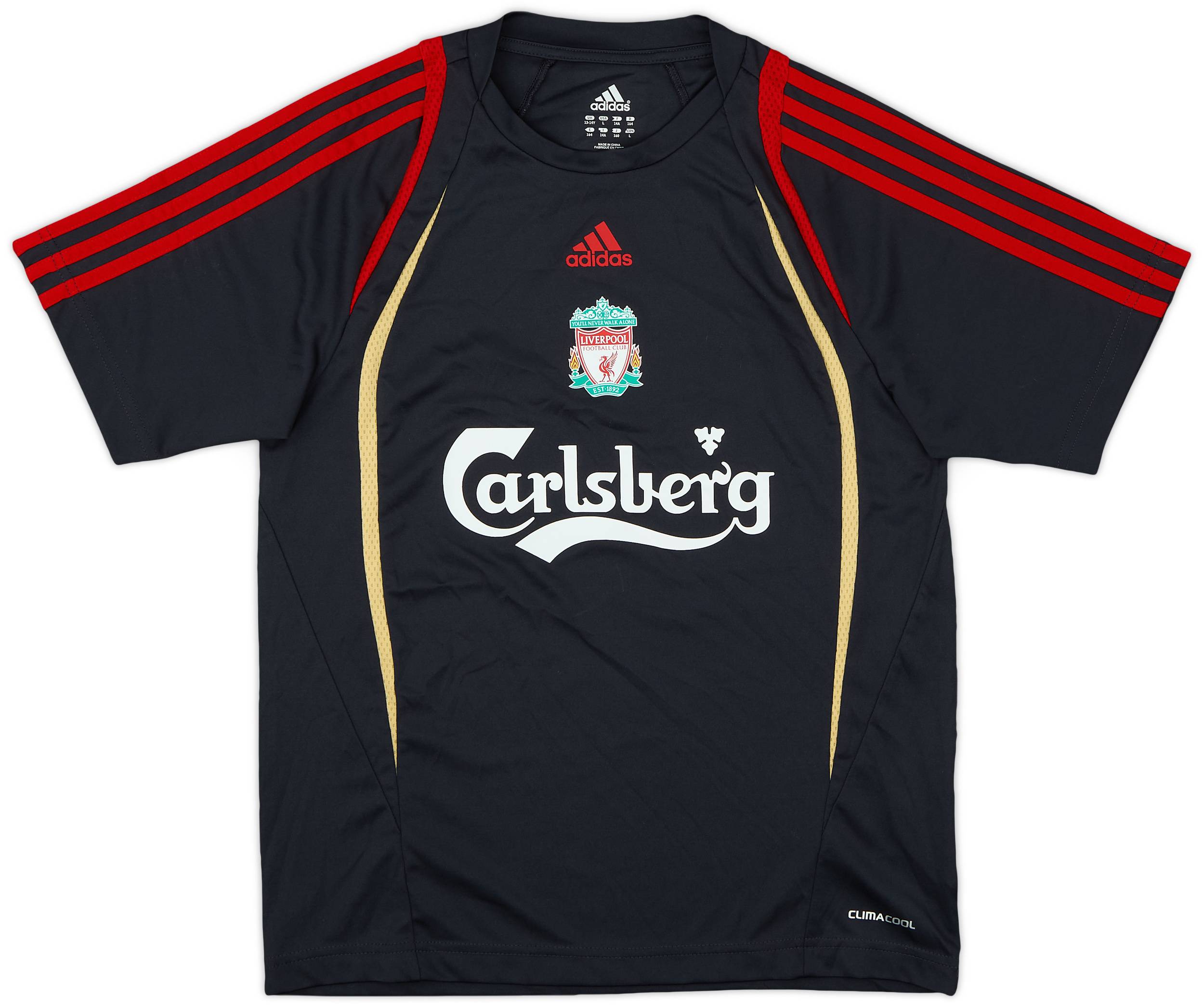 2009-10 Liverpool adidas Training Shirt - 9/10 - (L.Boys)