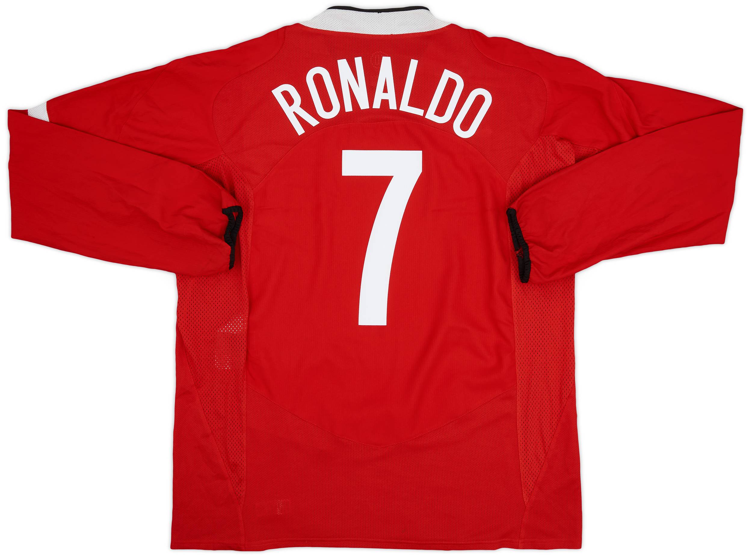 2004-06 Manchester United Home L/S Shirt Ronaldo #7 - 9/10