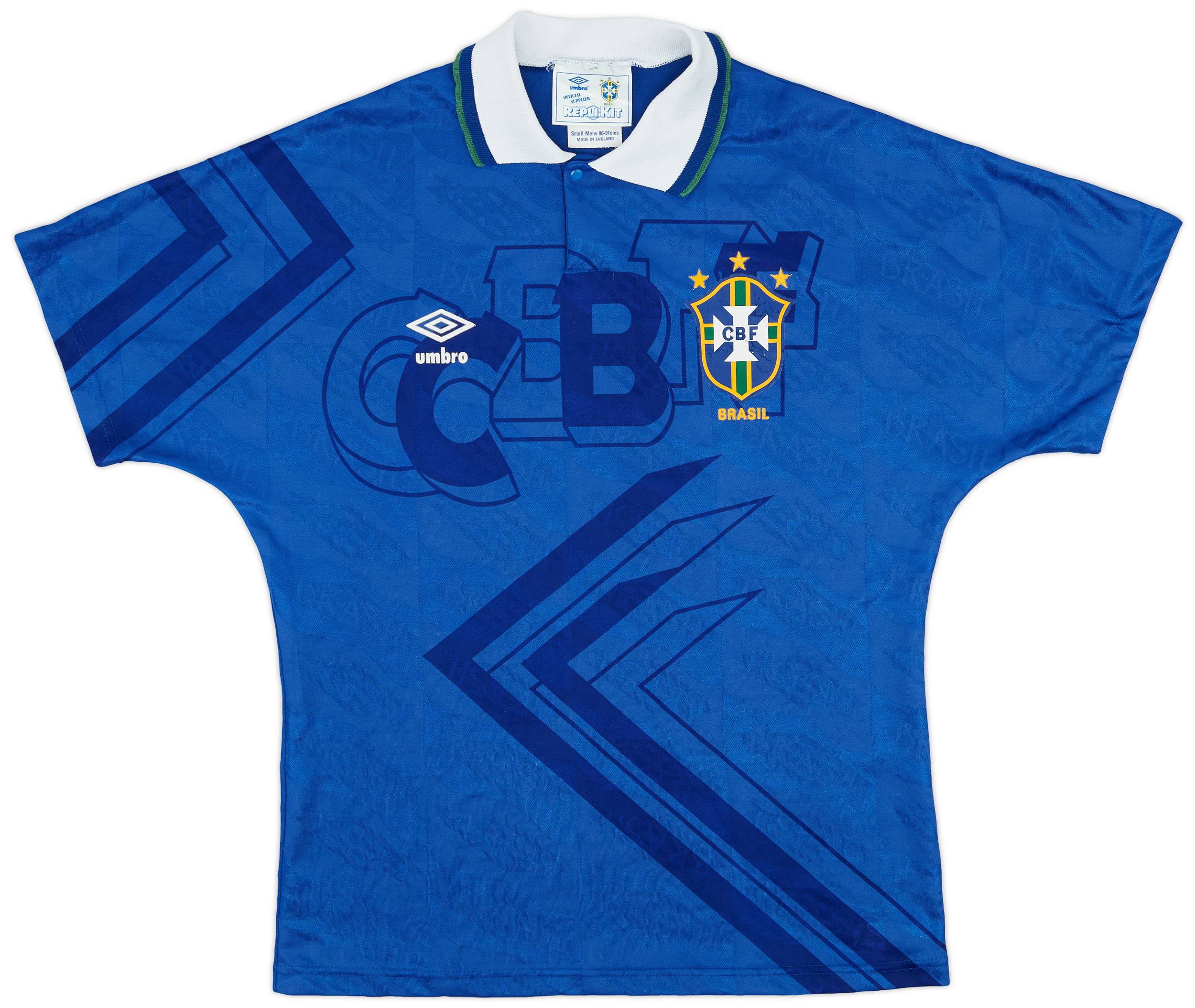1991-93 Brazil Away Shirt - 7/10 - (S)
