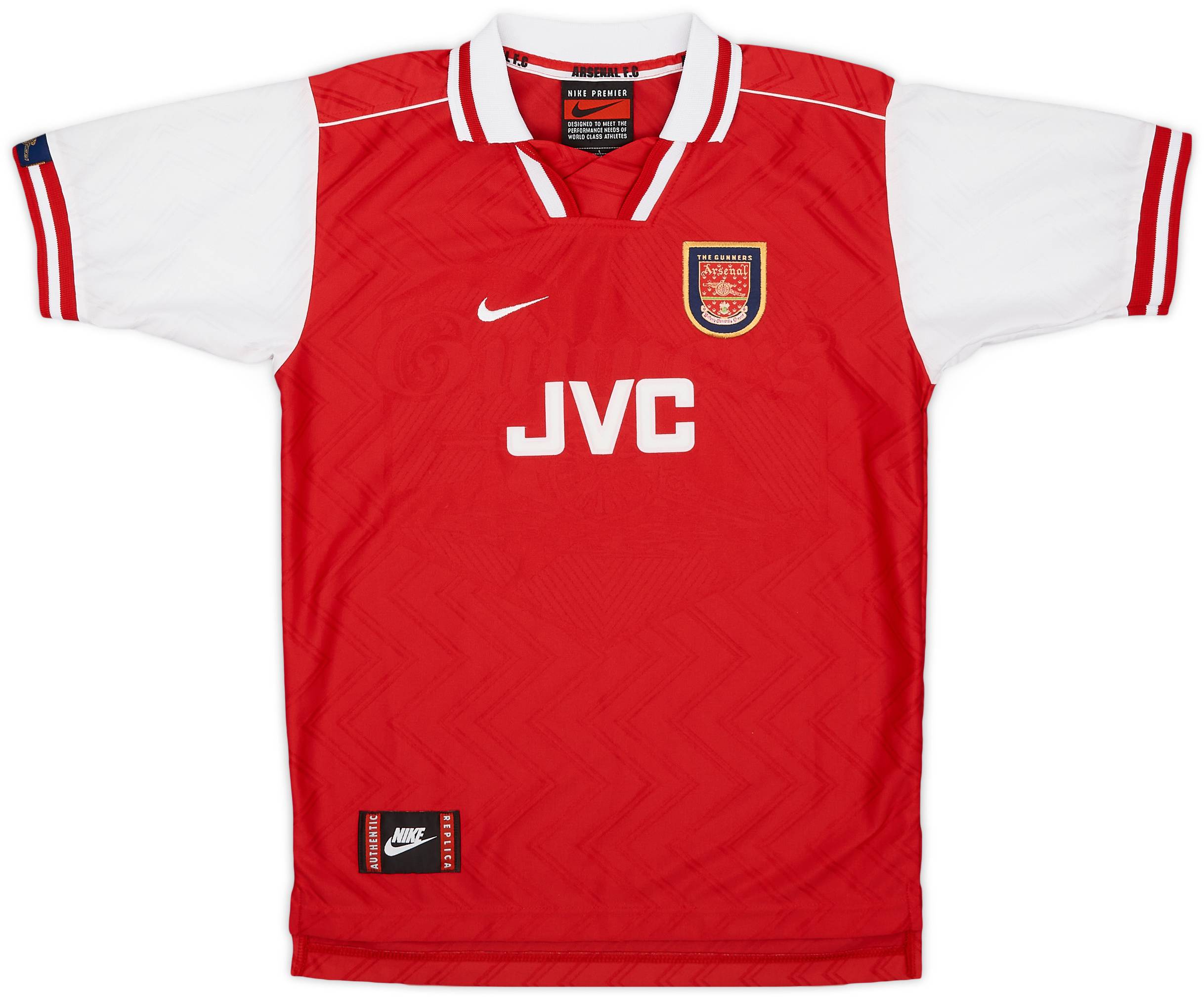 1996-98 Arsenal Home Shirt - 8/10 - (L.Boys)