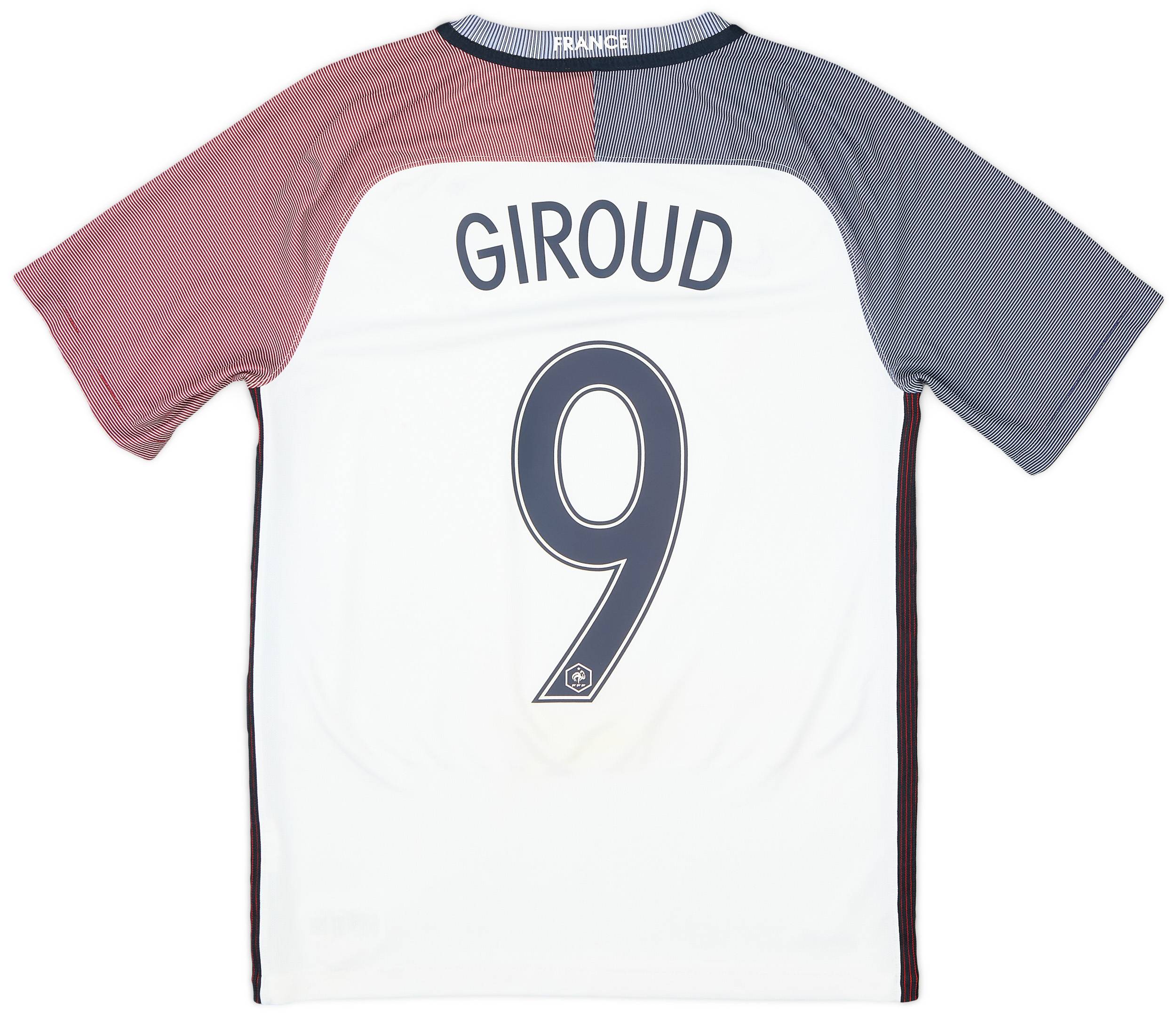 2016-17 France Away Shirt Giroud #9 - 7/10 - (S)