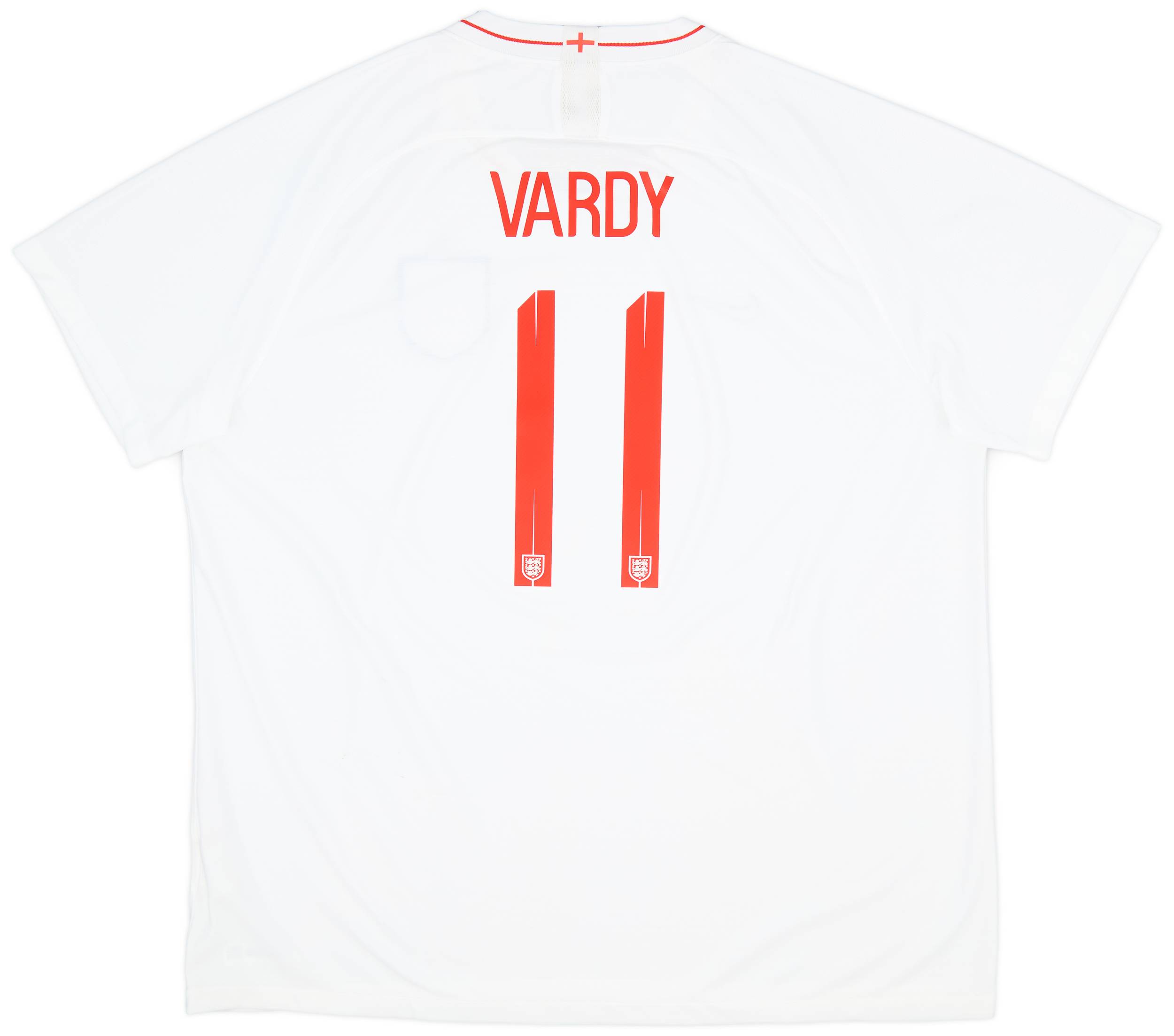 2018-19 England Home Shirt Vardy #11 - 8/10 - (3XL)