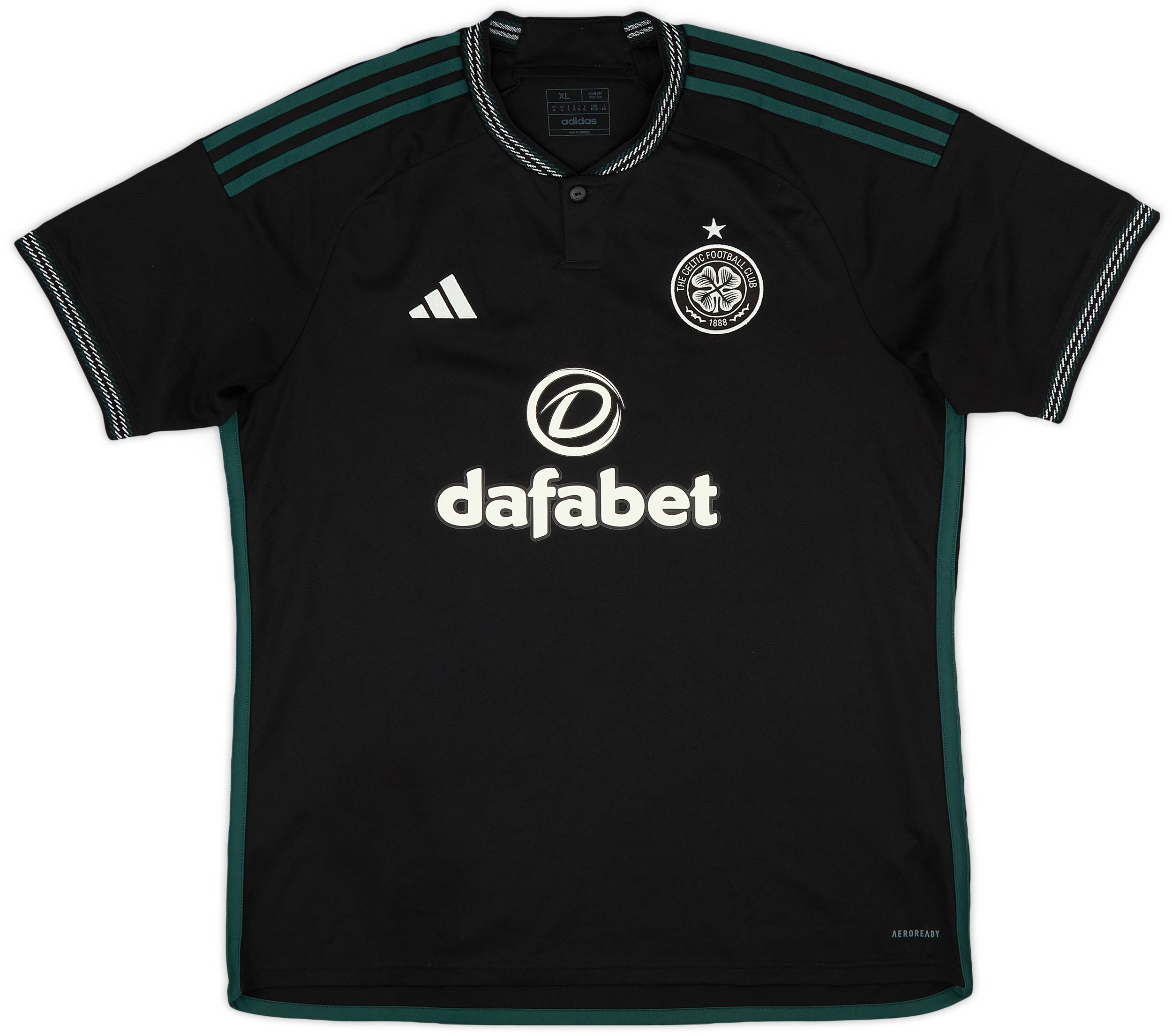 2023-24 Celtic Away Shirt - 6/10 - (XL)