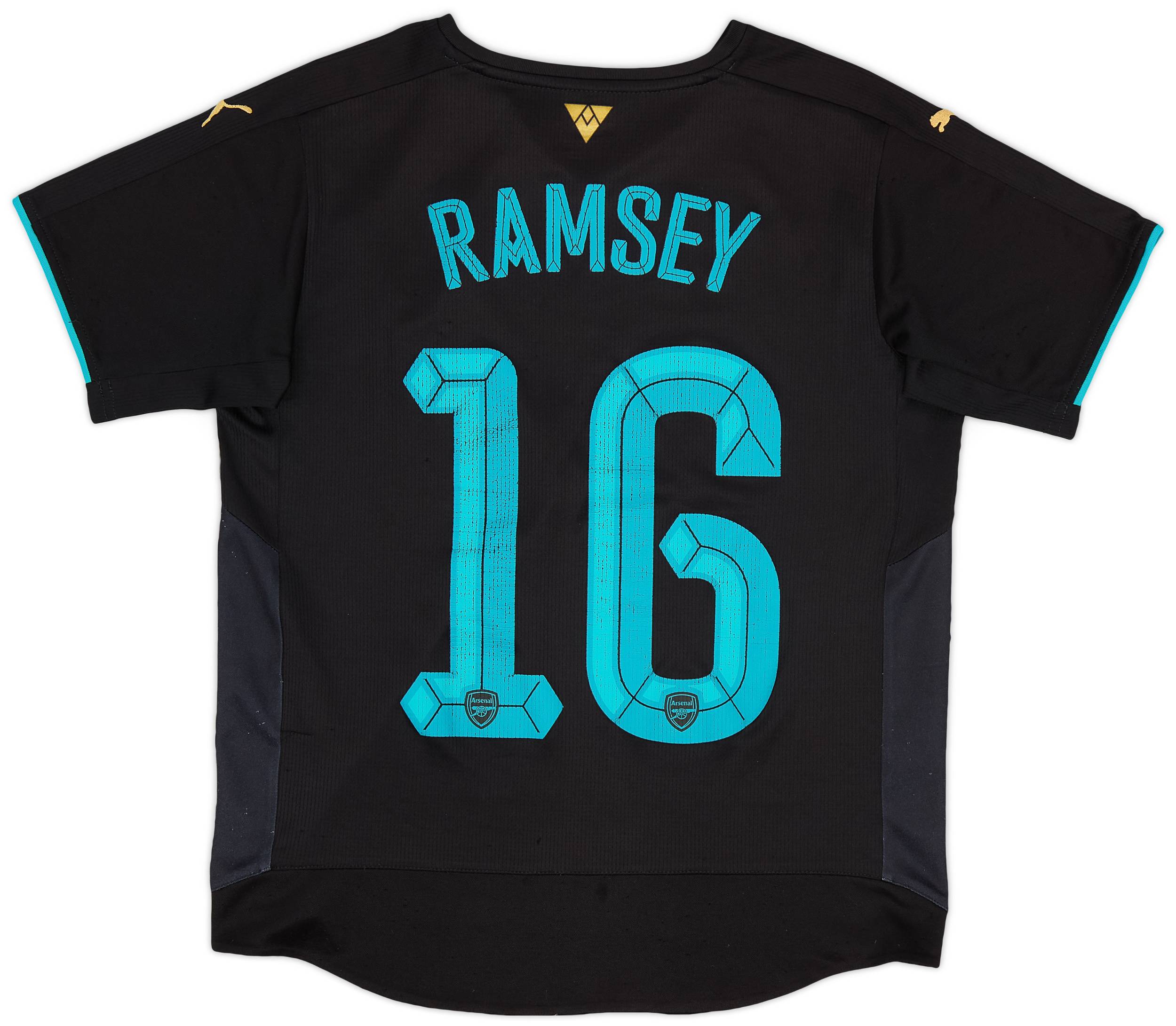 2015-16 Arsenal Third Shirt Ramsey #16 - 5/10 - (XL.Boys)