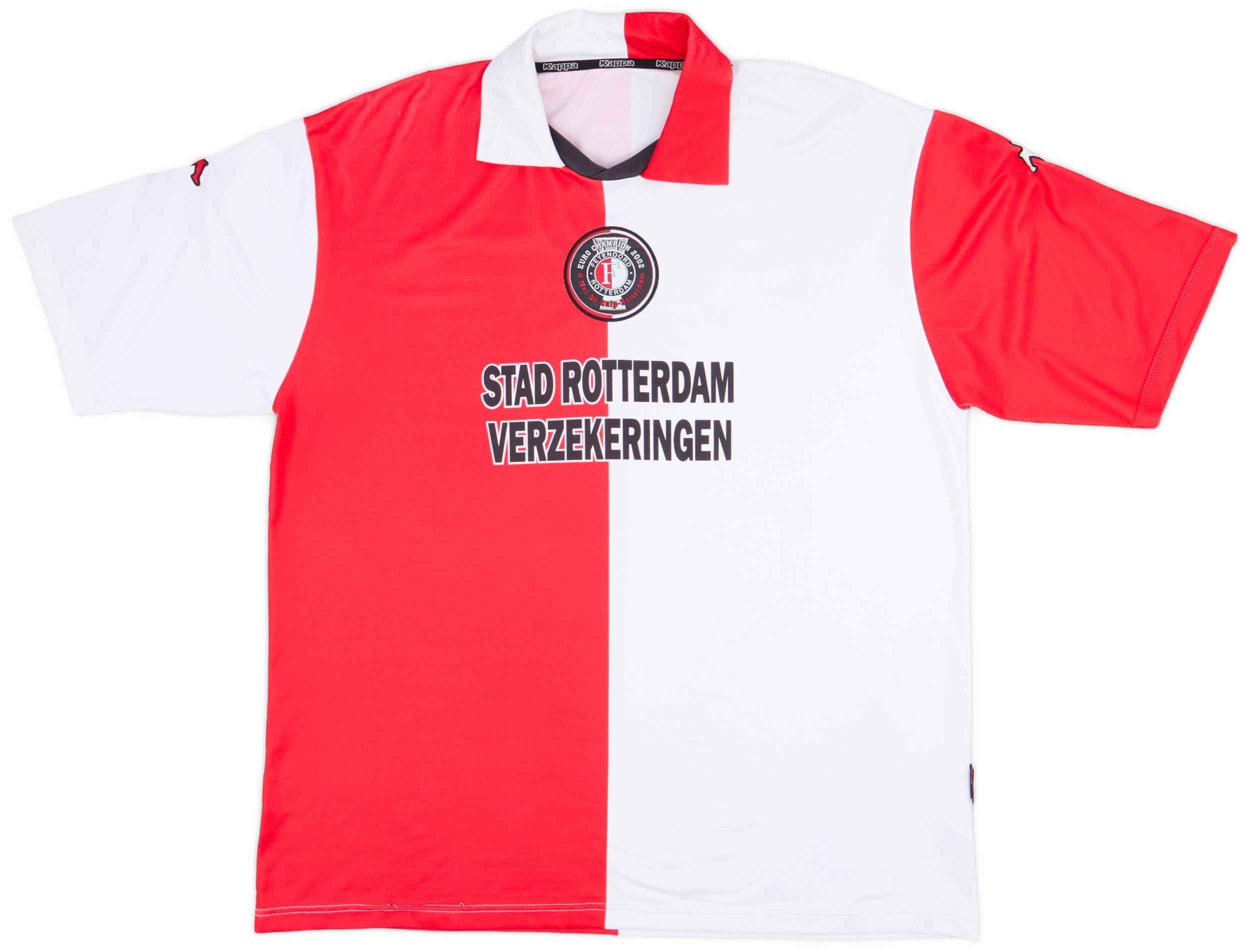 2001-02 Feyenoord 'Euro Champion 2002' Home Shirt - 9/10 - (XL)