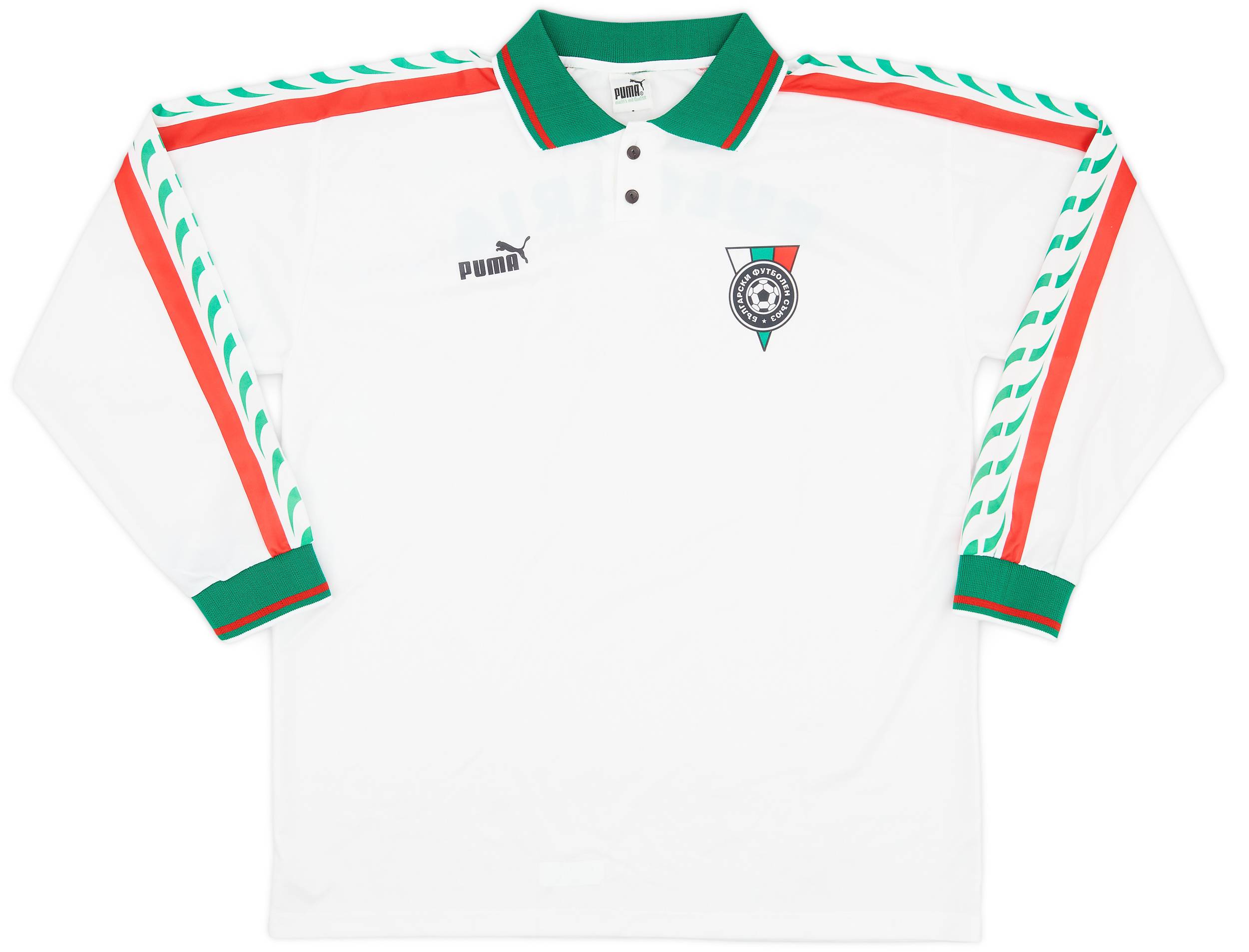 1996-98 Bulgaria Home L/S Shirt - 10/10 - (M/L)
