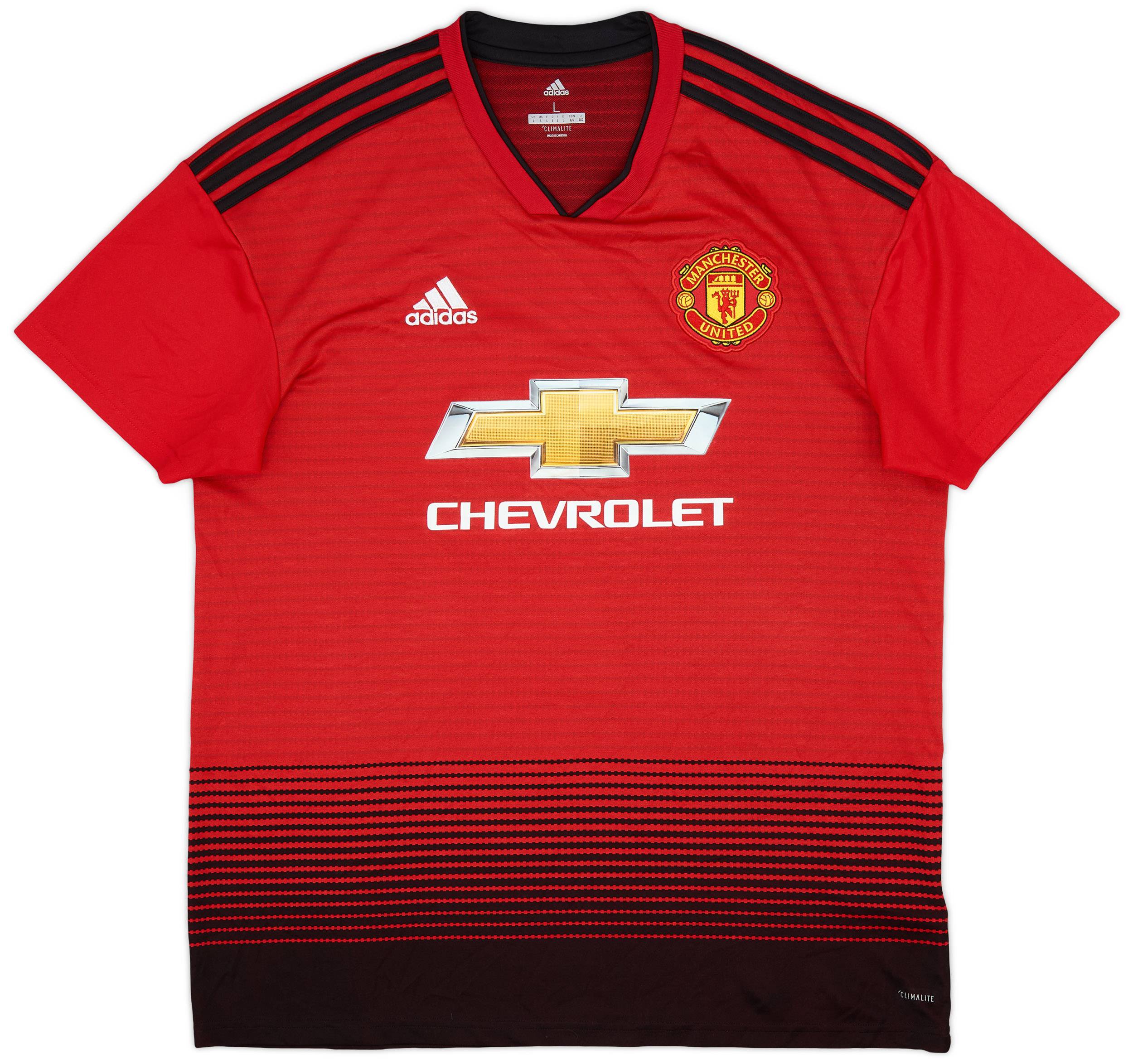 2018-19 Manchester United Home Shirt - 8/10 - (L)
