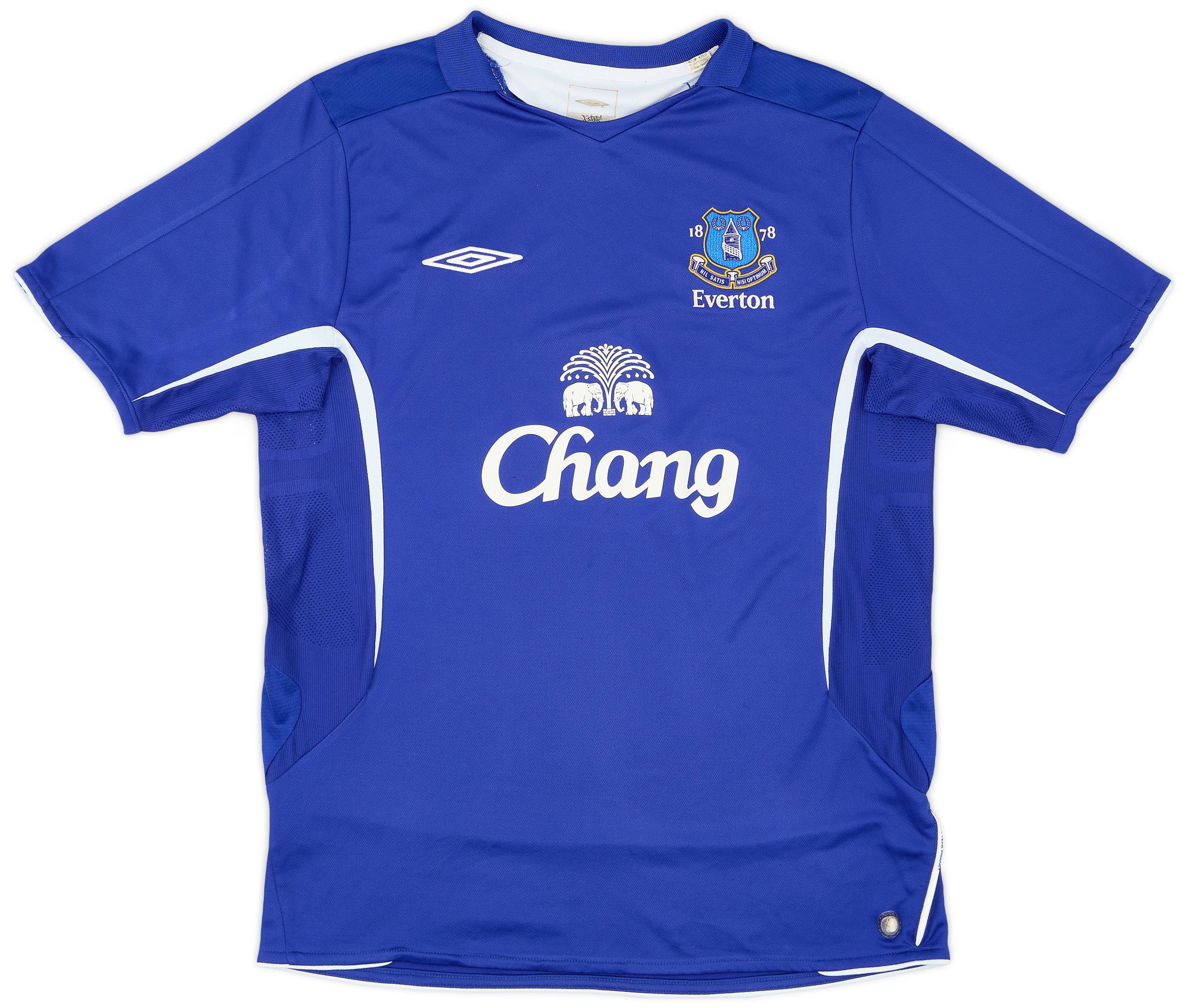 2005-06 Everton Home Shirt - 9/10 - (L)
