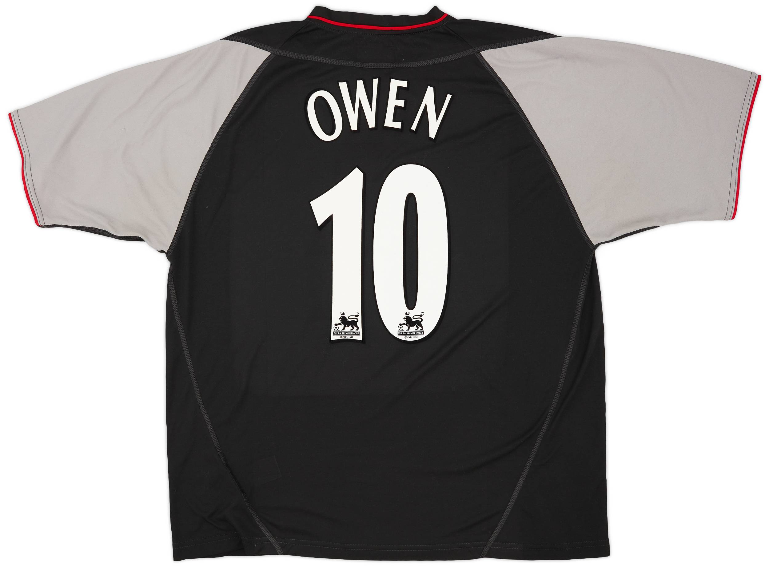 2002-04 Liverpool Away Shirt Owen #10 - 9/10 - (XL)