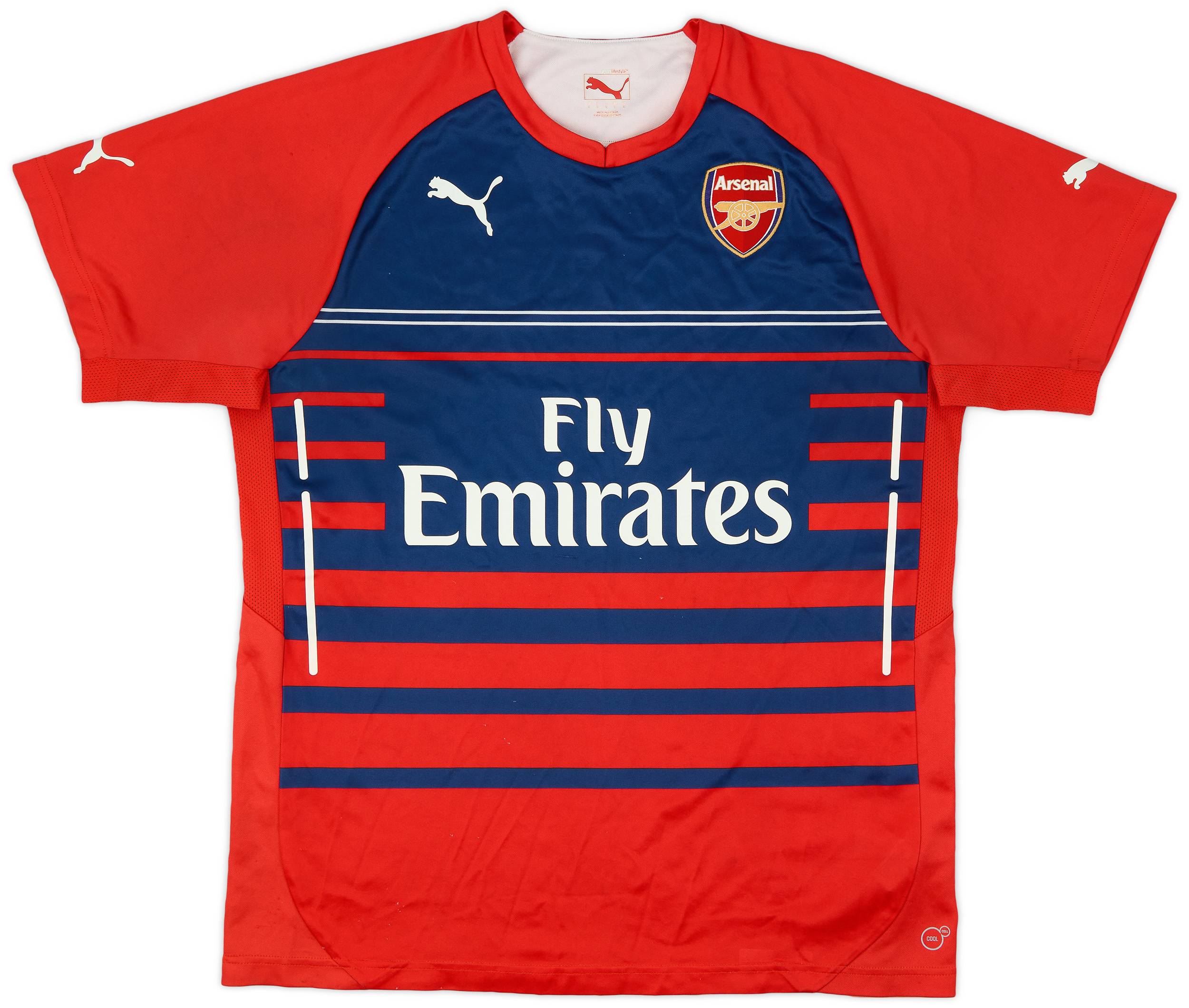 2014-15 Arsenal Puma Training Shirt - 8/10 - (L)
