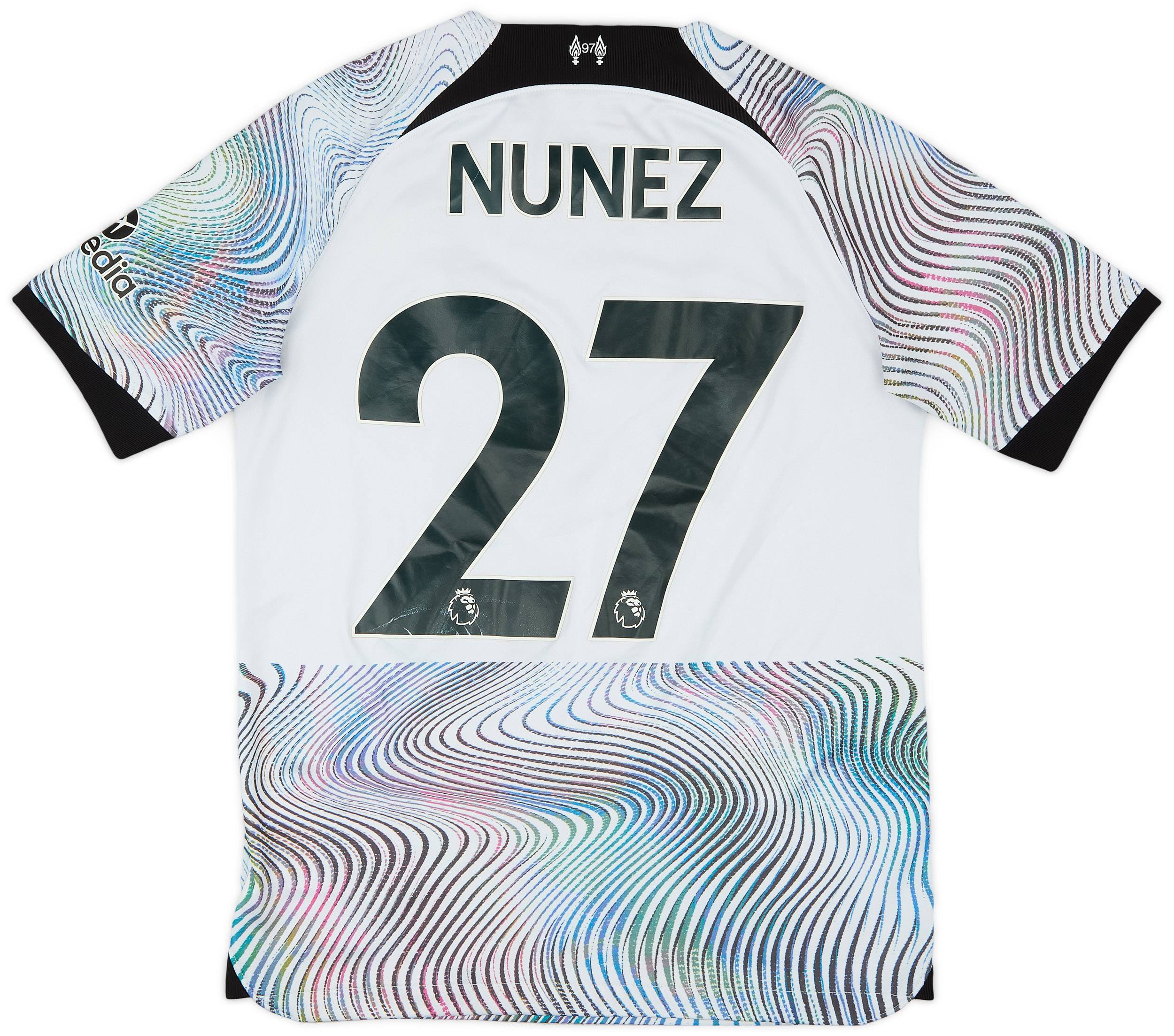 2022-23 Liverpool Away Shirt Nunez #27 - 8/10 - (XL.Boys)