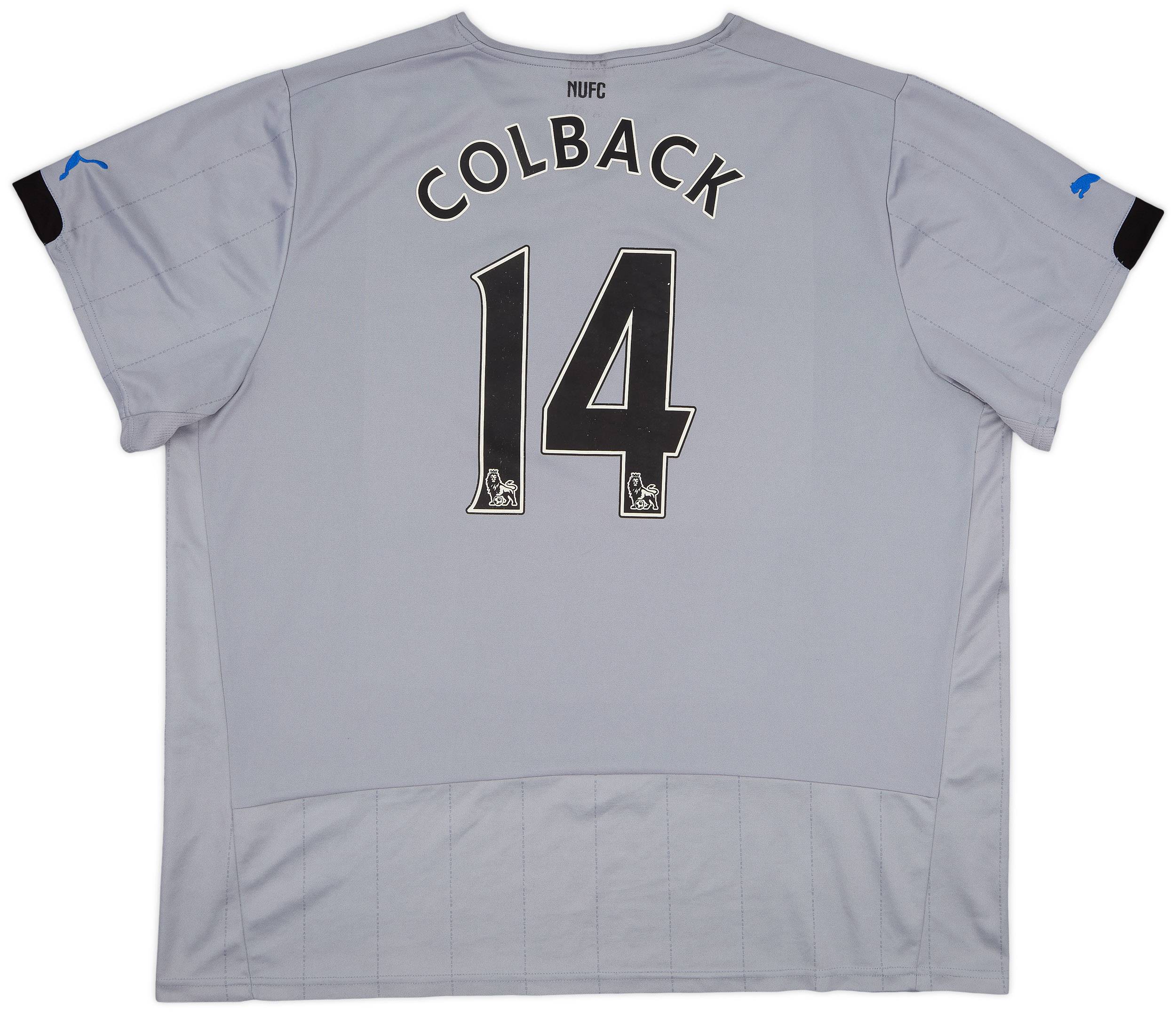 2014-15 Newcastle Away Shirt Colback #14 - 6/10 - (3XL)