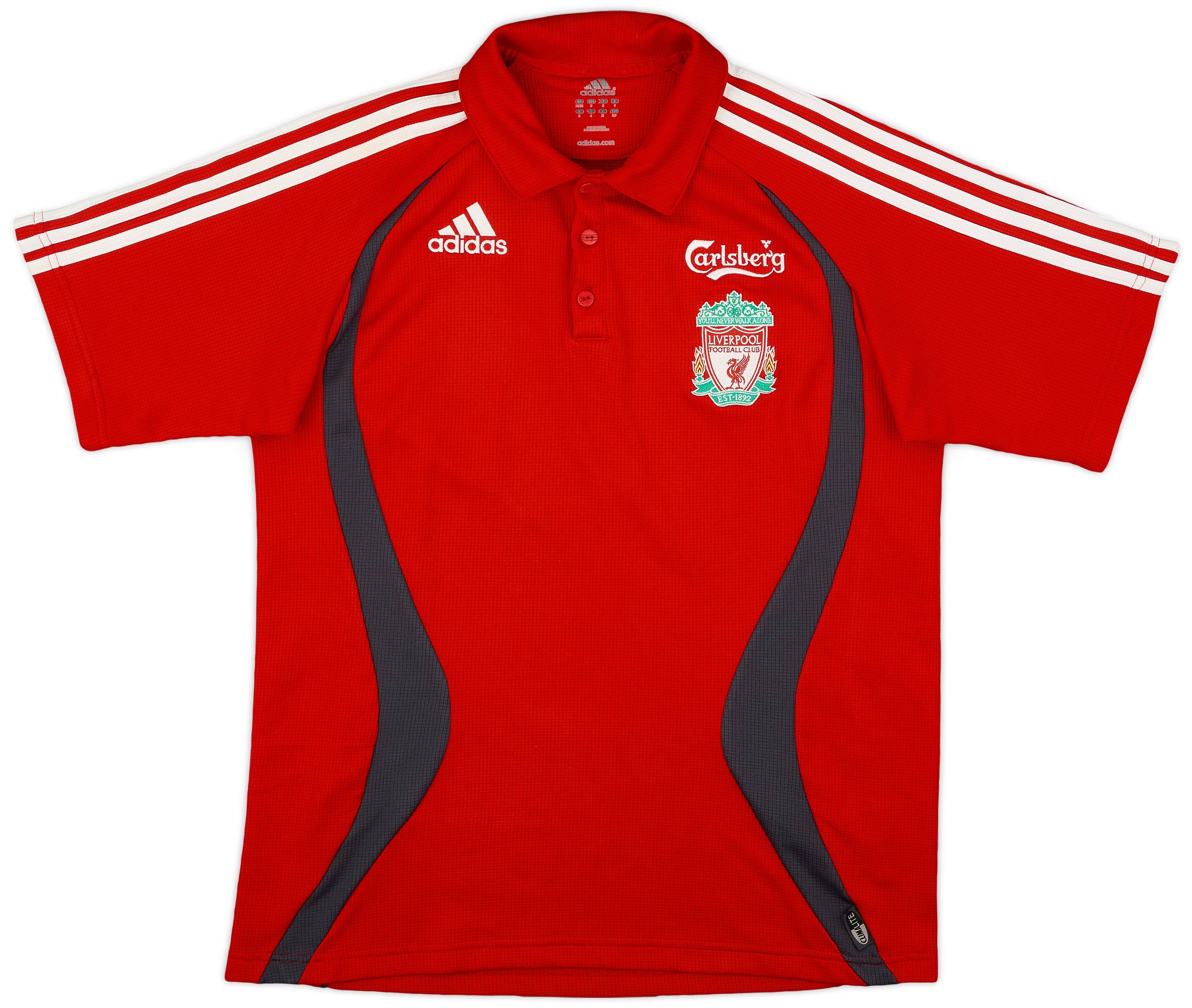 2006-07 Liverpool adidas Polo Shirt - 9/10 - (S)
