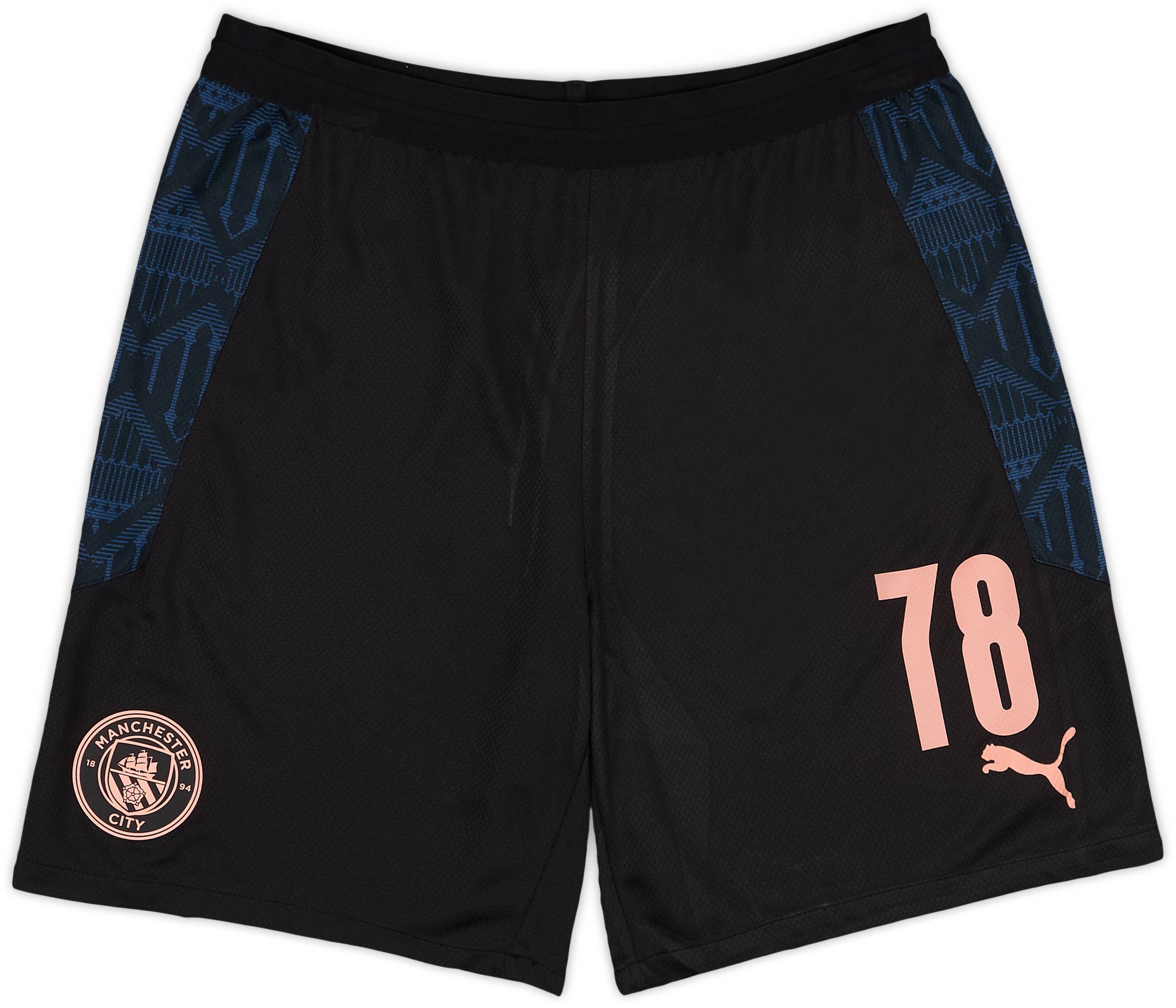 2020-21 Manchester City Player Issue Away Shorts #78 (Harwood-Bellis) - 9/10 - (L)