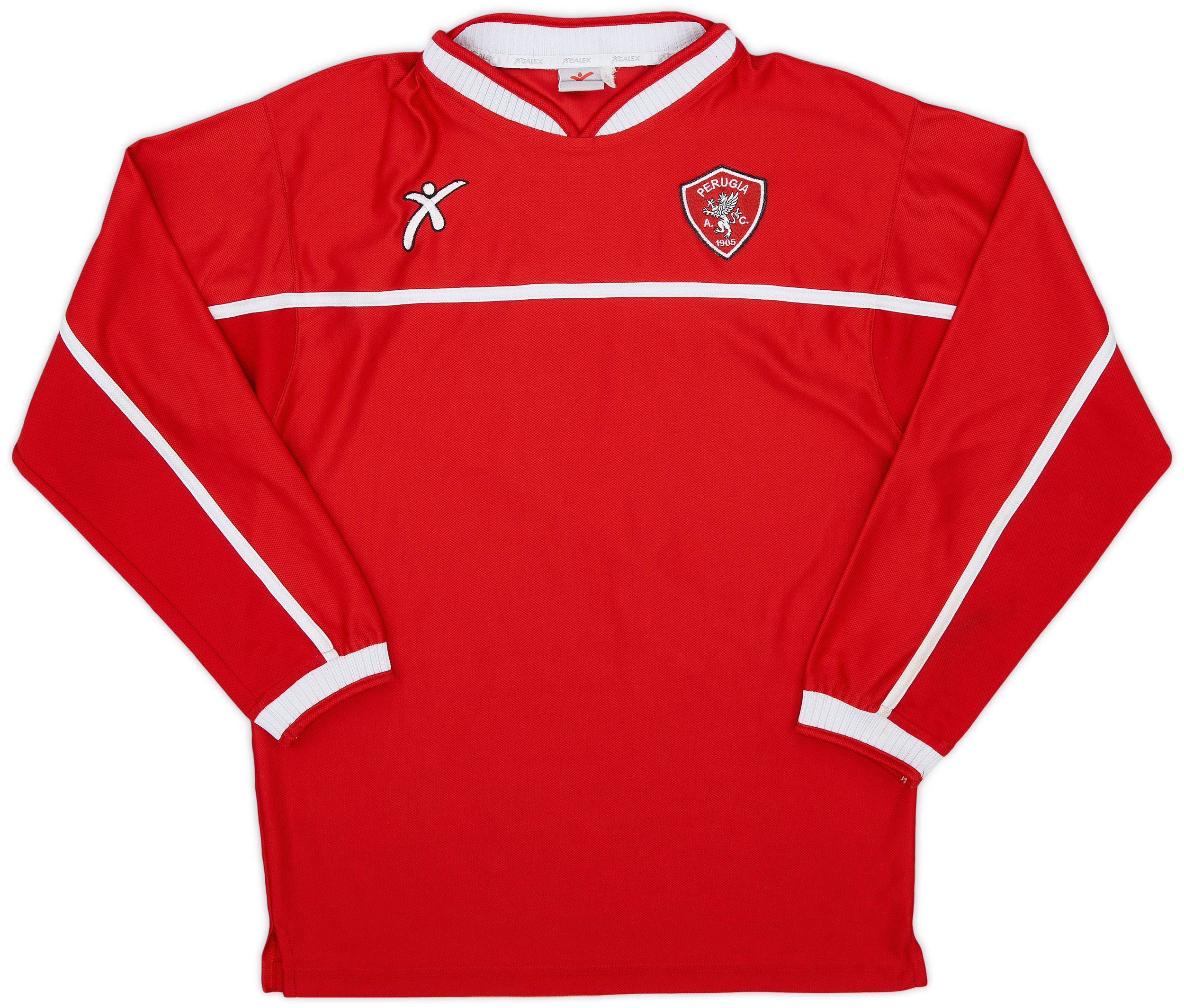 2003-04 Perugia Home L/S Shirt - 9/10 - (M) 2003-04 Perugia Home L/S Shirt - 9/10 - (M)